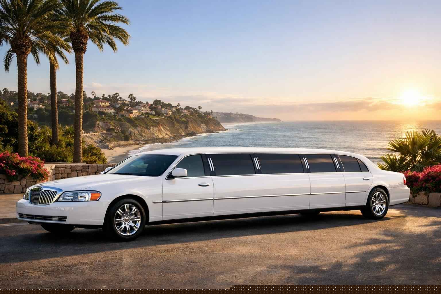 White Limo Rental Services In Encinitas California