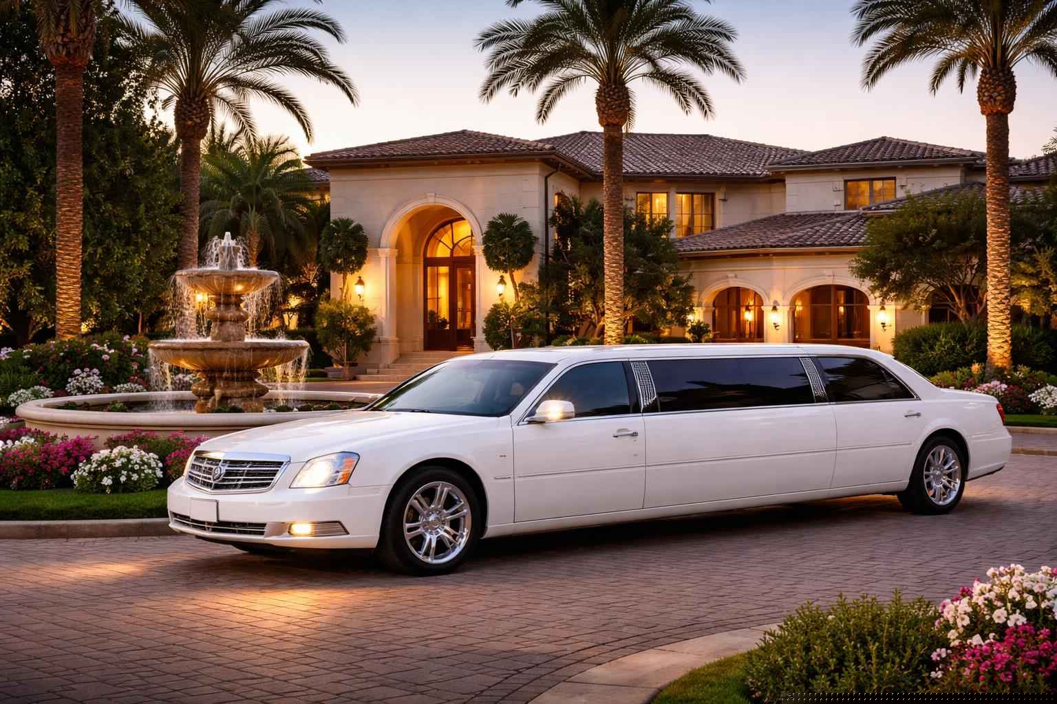 White Limo Rental Services In Fairbanks Ranch Ca