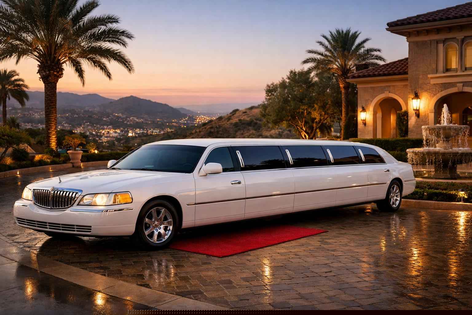 White Limo Rental Services In La Mesa California