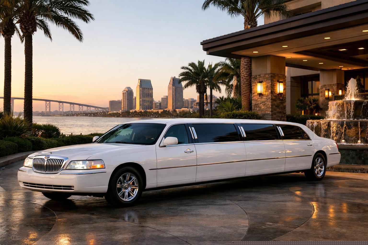 White Limo Rental Services In National City California