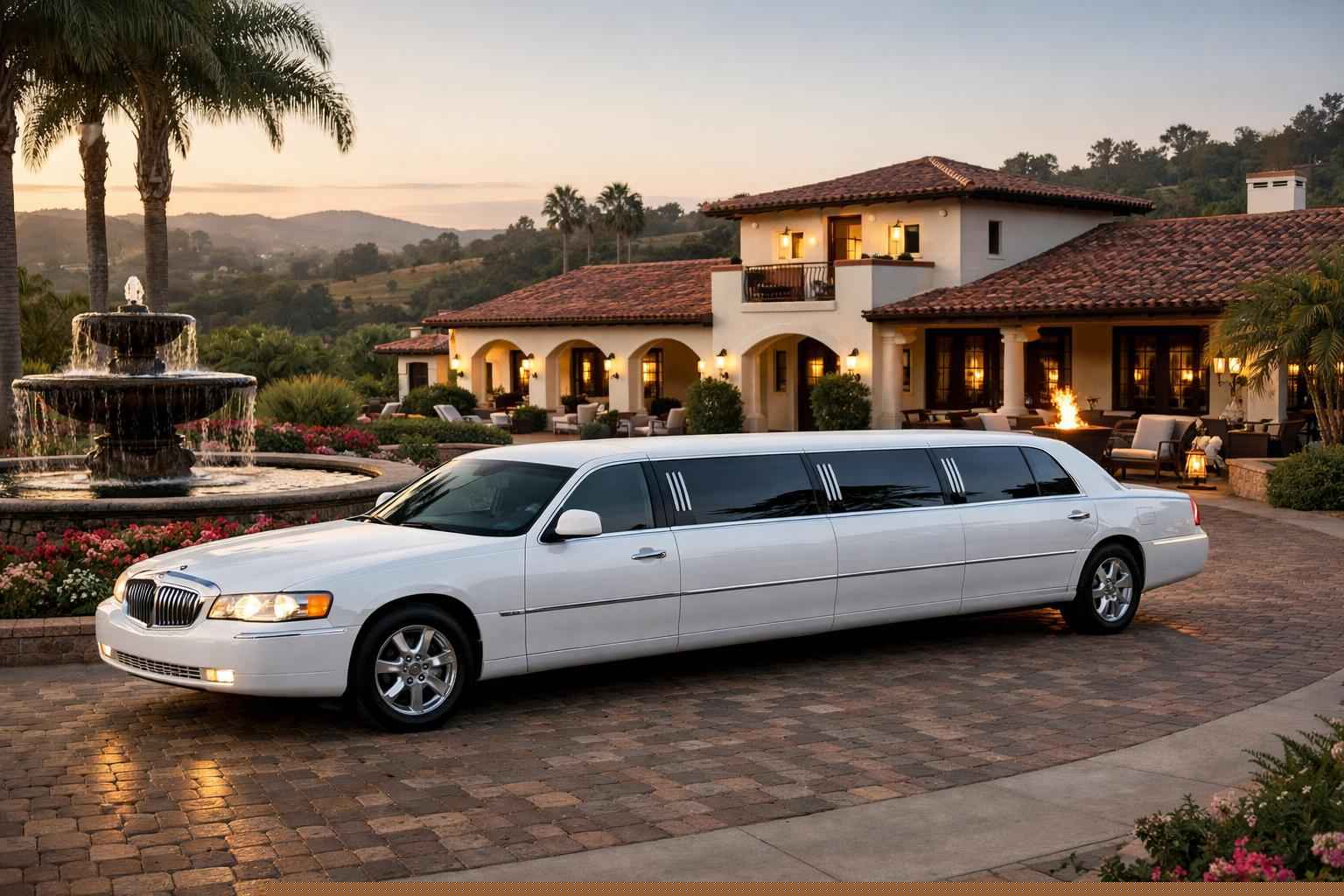 White Limo Rental In Rancho Santa Fe California White Limo Rental Services In Rancho Santa Fe California