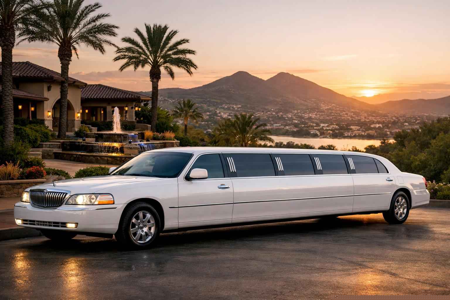 White Limo Rental Services In San Marcos California