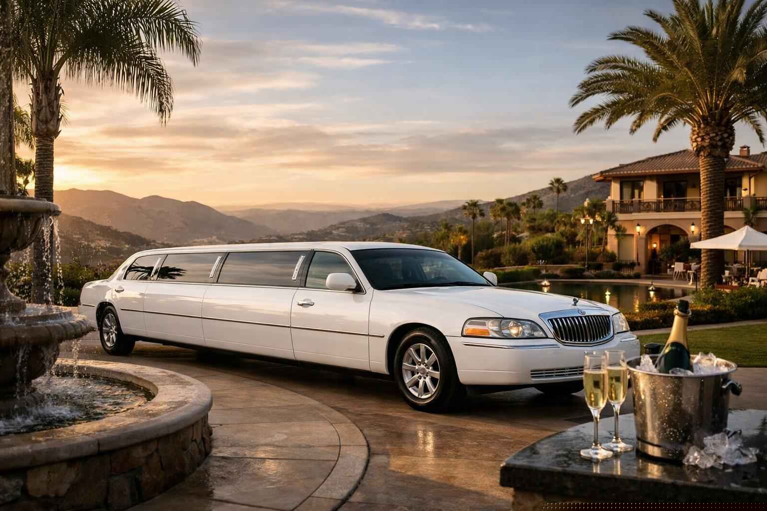 White Limo Rental Services In Santee California