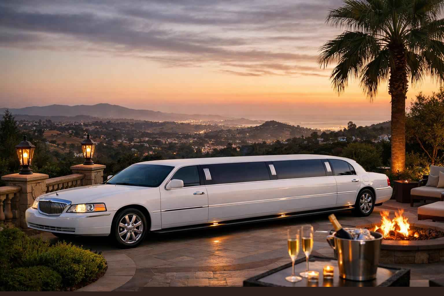 White Limo Rental Vista Ca