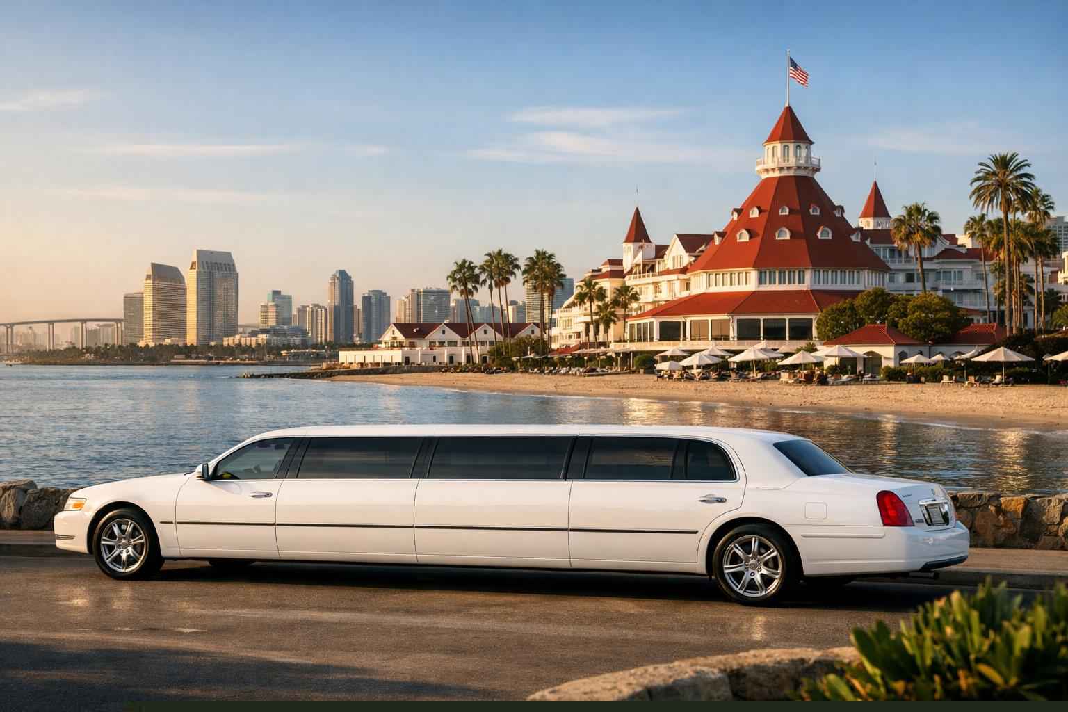White Limo Service Coronado Ca