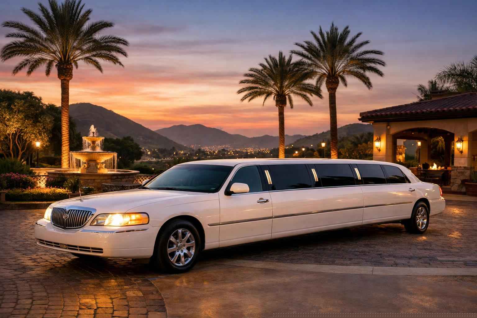 White Limo Service Escondido Ca