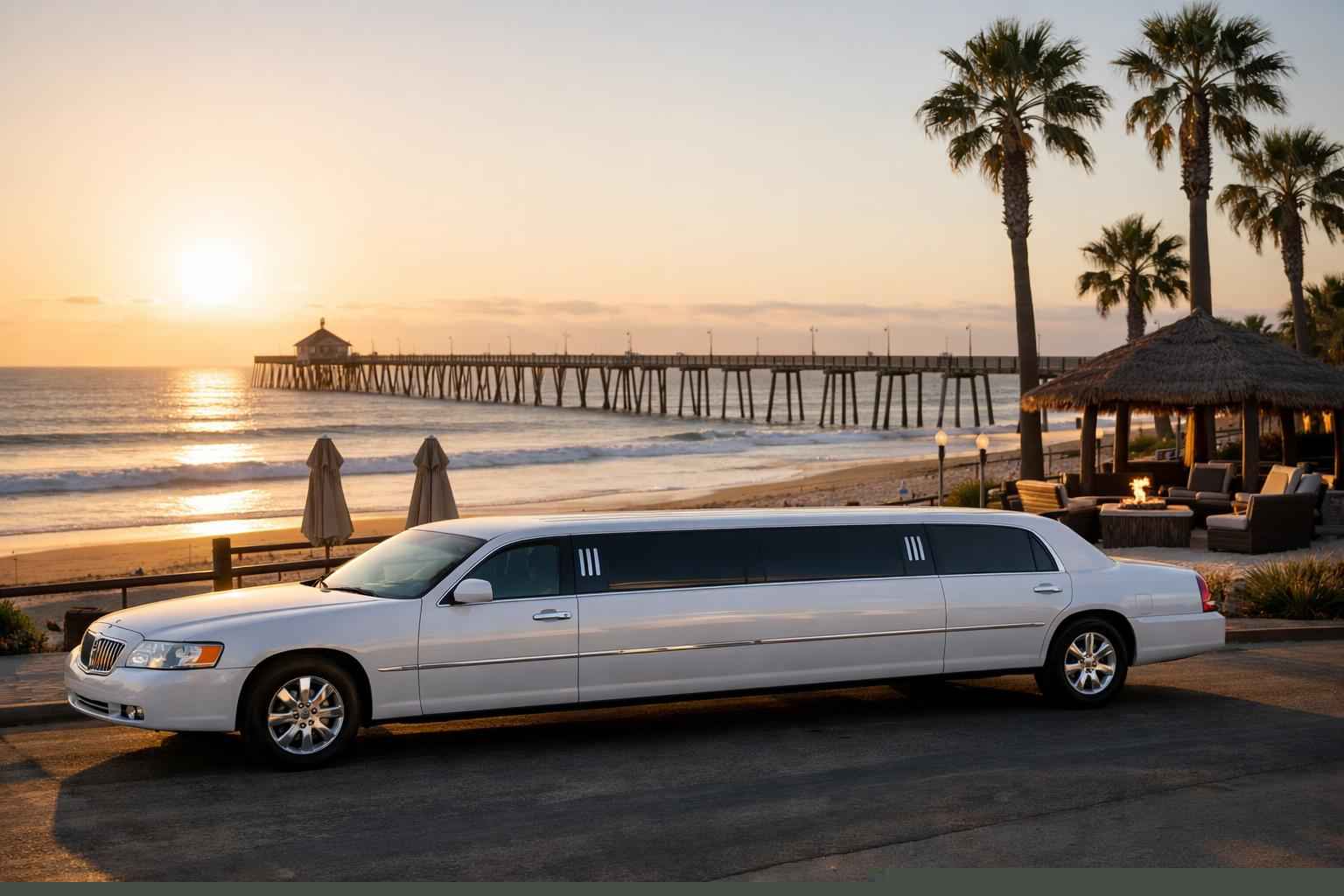 White Limo Rental In Imperial Beach California White Limo Service Imperial Beach Ca