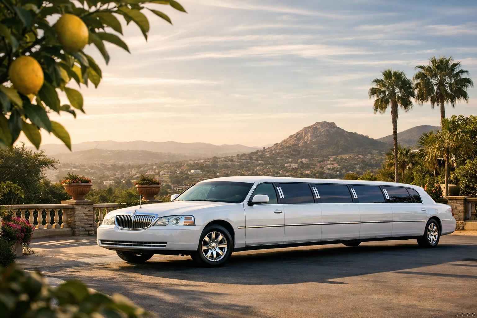 White Limo Service Lemon Grove Ca