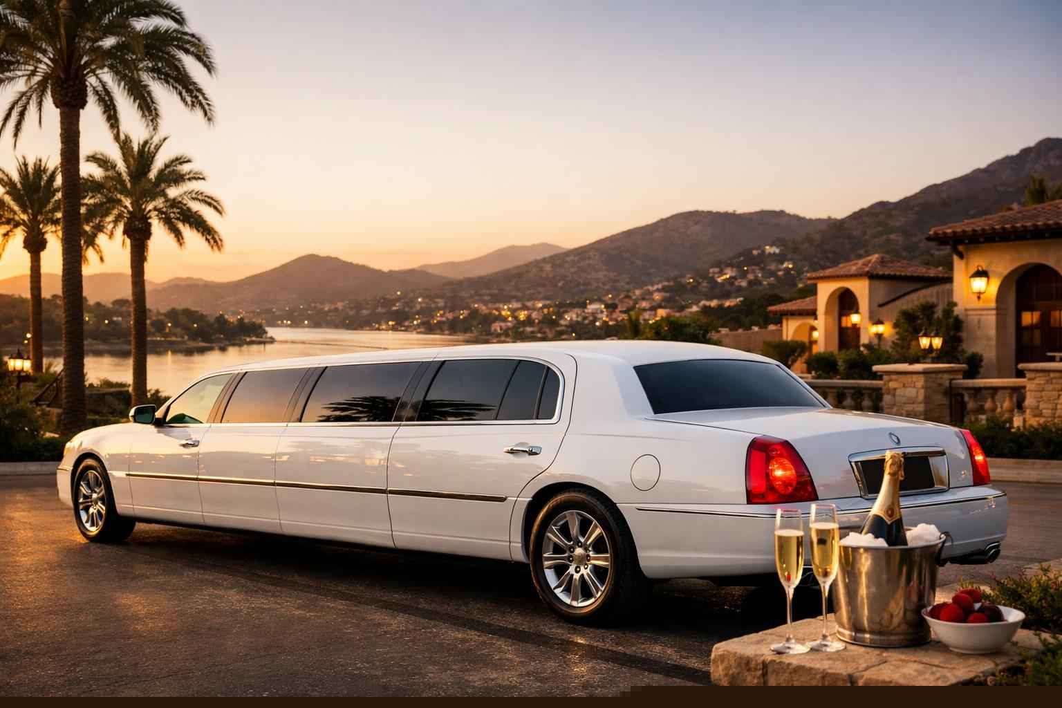 White Limo Service San Marcos Ca