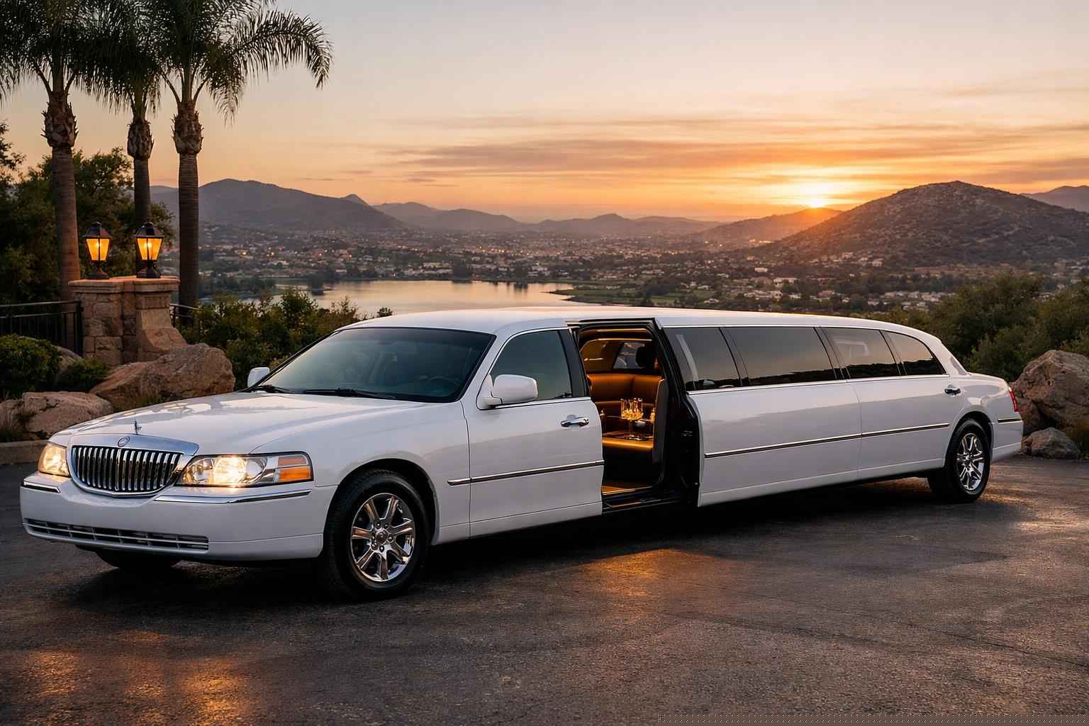 White Limo Service Santee Ca