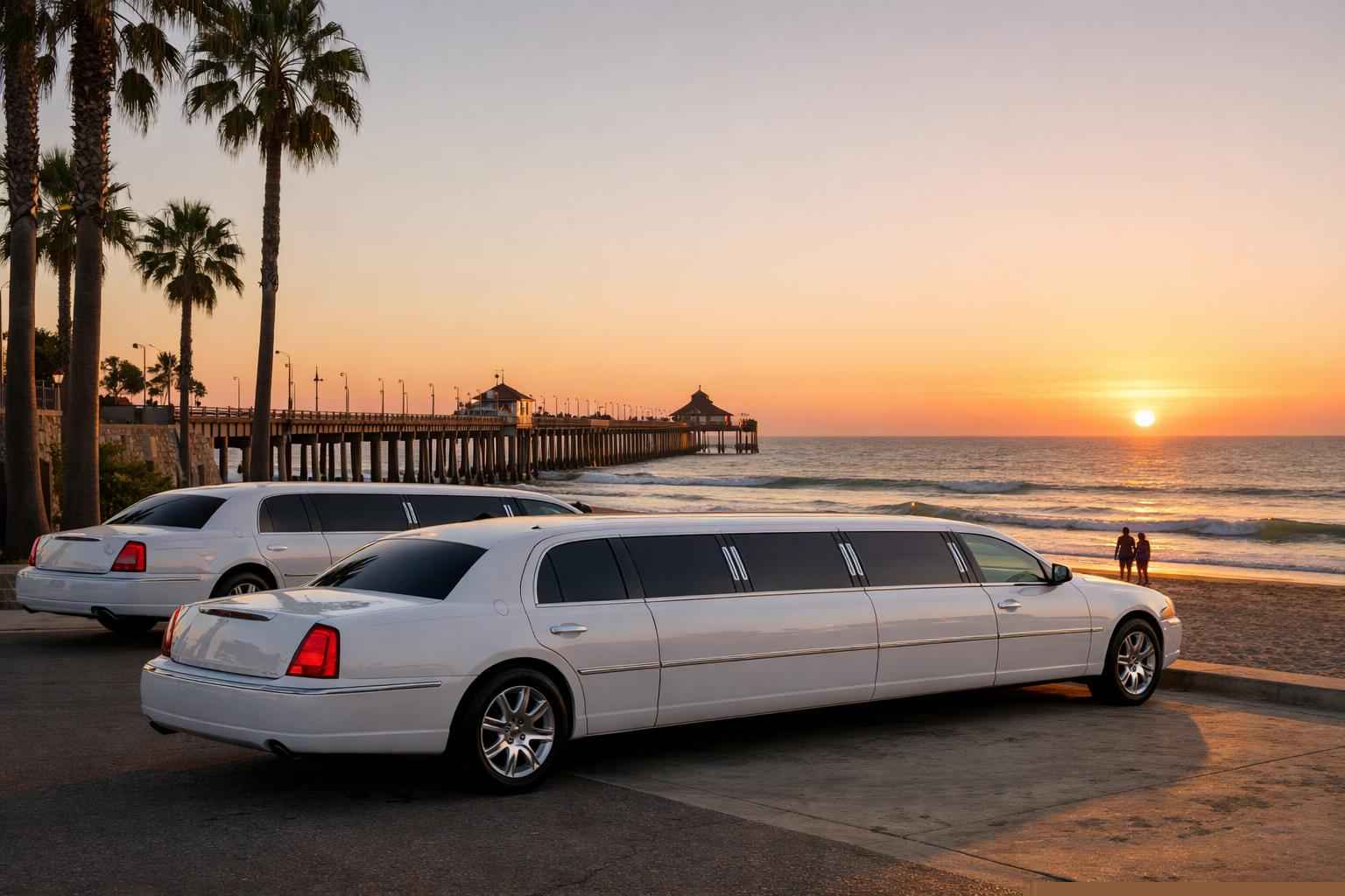 White Limo Rental In Imperial Beach California White Limousines In Imperial Beach California