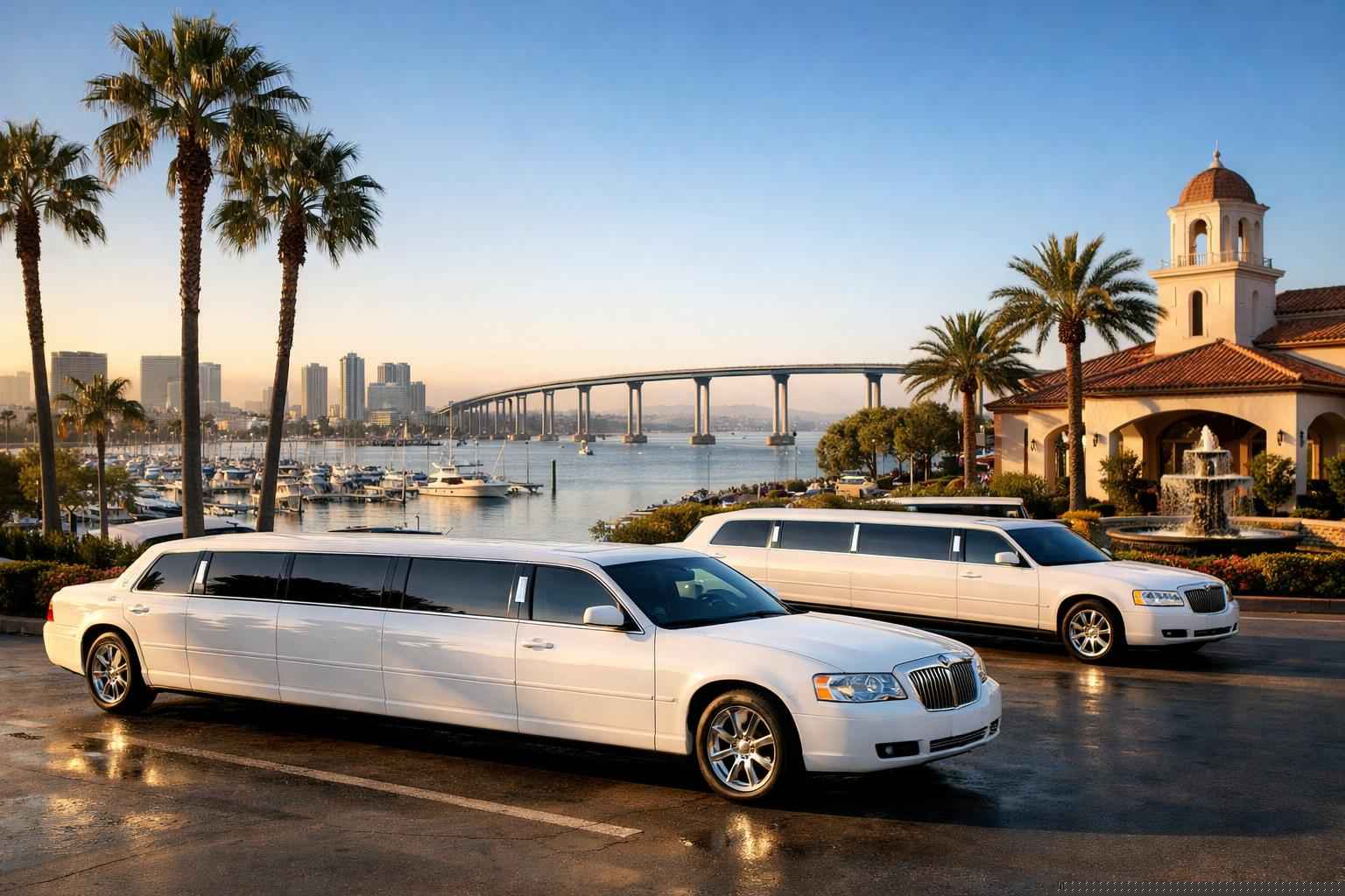 White Limousines In National City California