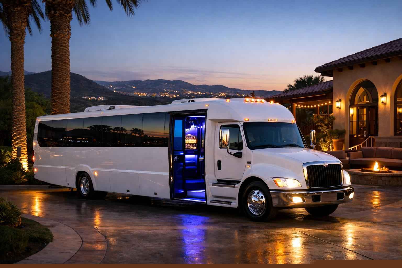 White Party Bus Rental El Cajon Ca