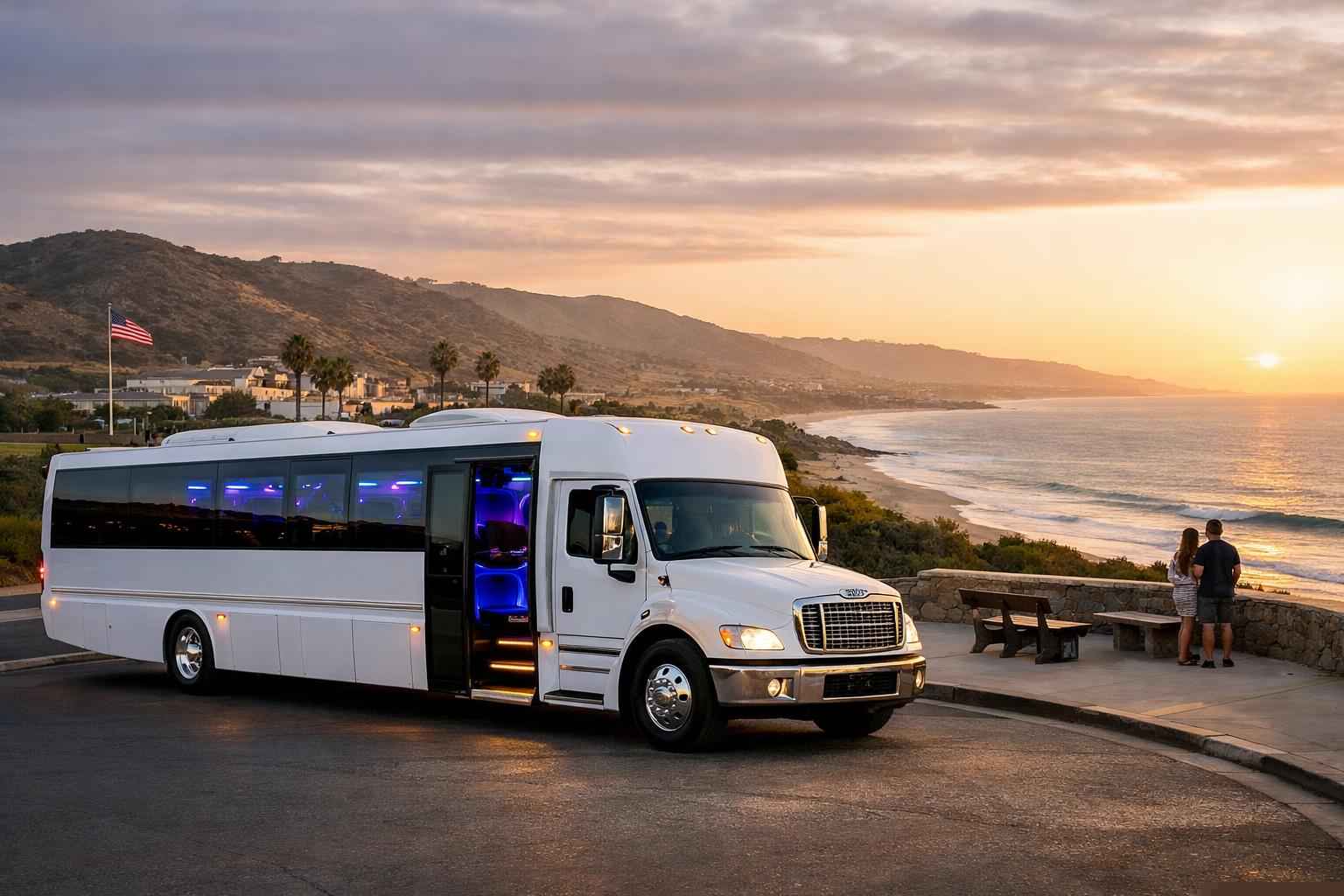 White Party Bus Rental In Camp Pendleton South California White Party Bus Rental Near Me Camp Pendleton South Ca