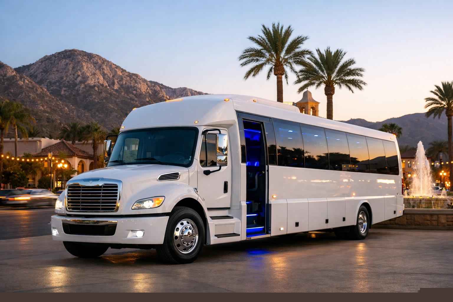 White Party Bus Rental Near Me El Cajon Ca