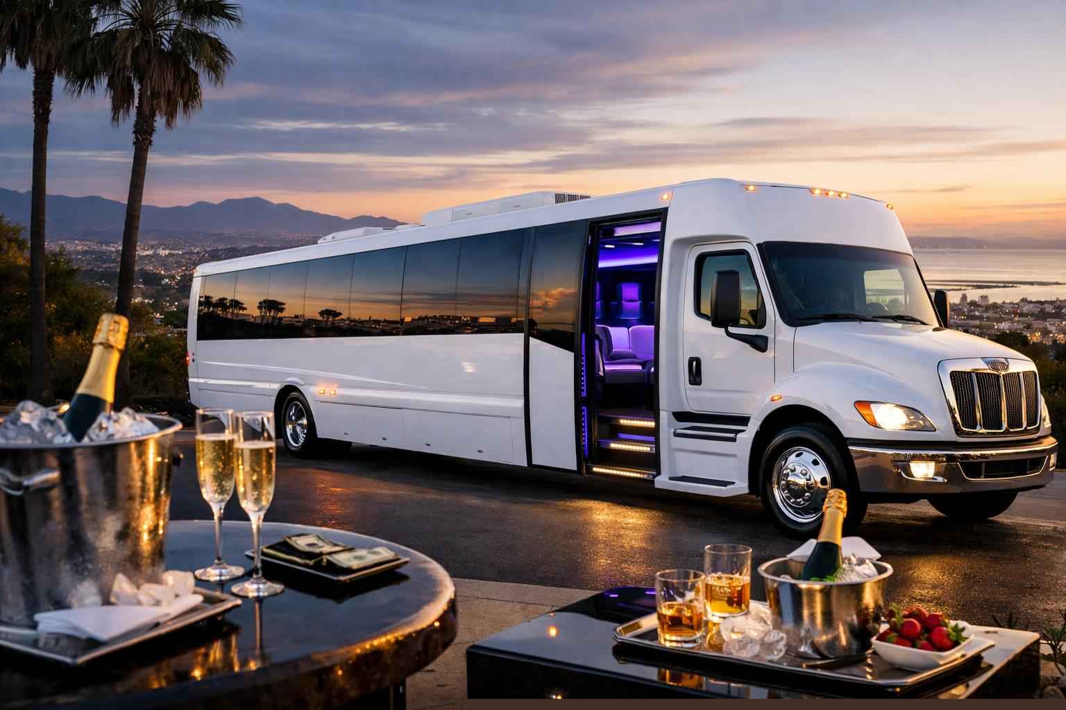 White Party Bus Rental Prices In Chula Vista Ca