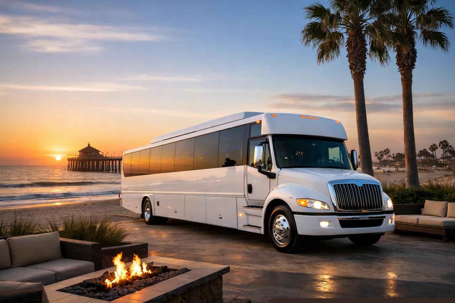 White Party Bus Rental Services In Imperial Beach California