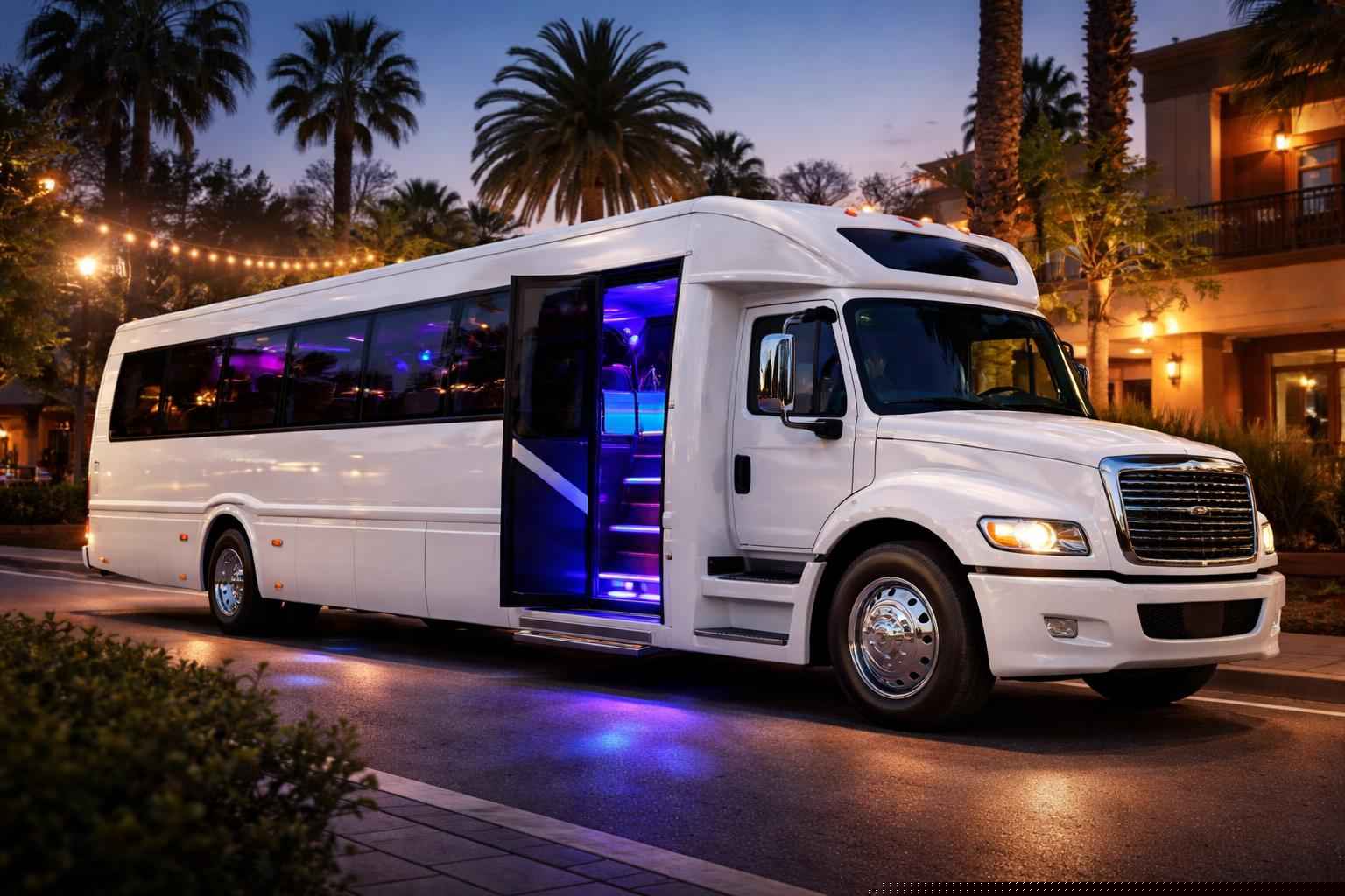 White Party Bus Service Bostonia Ca