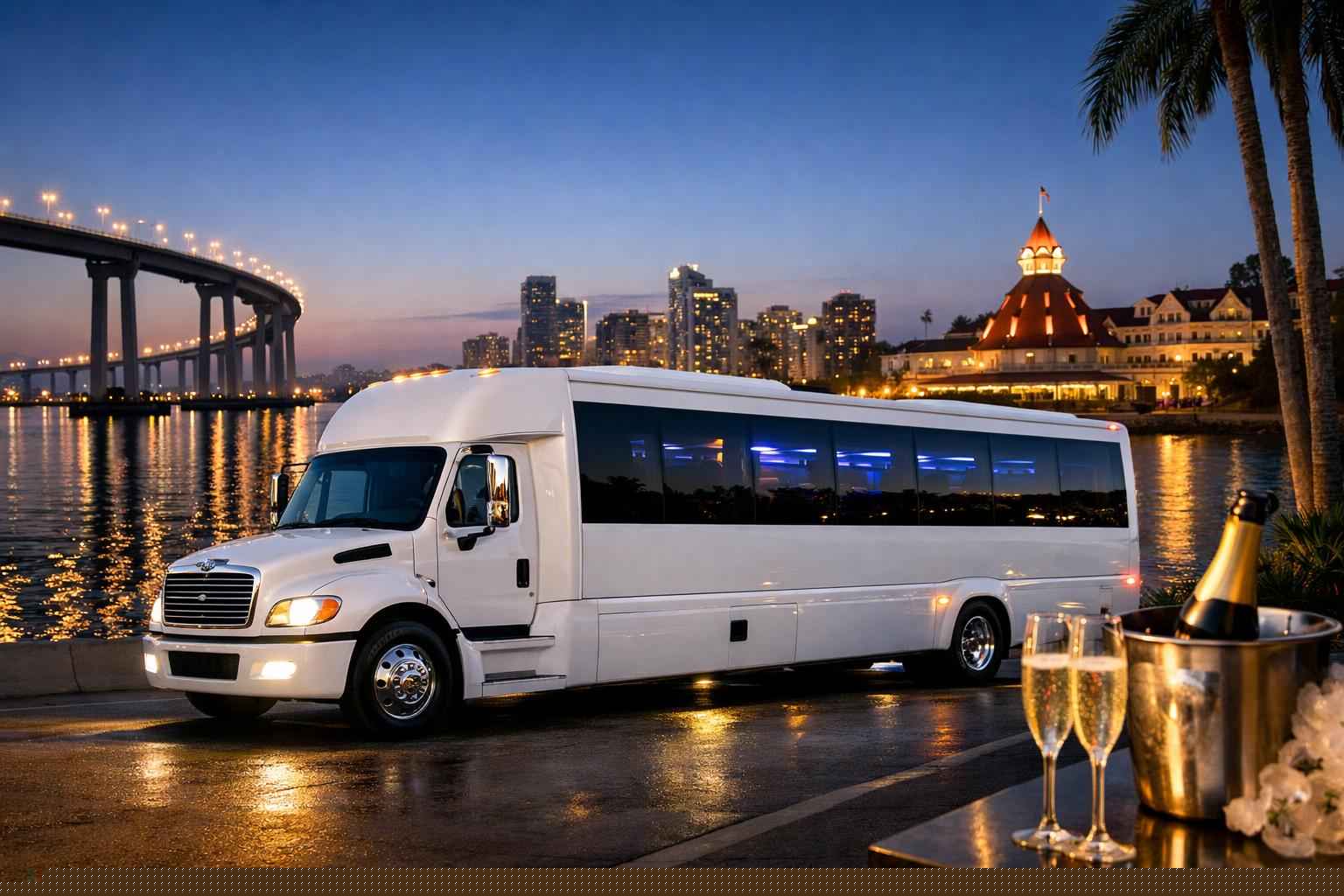 White Party Bus Service Coronado Ca