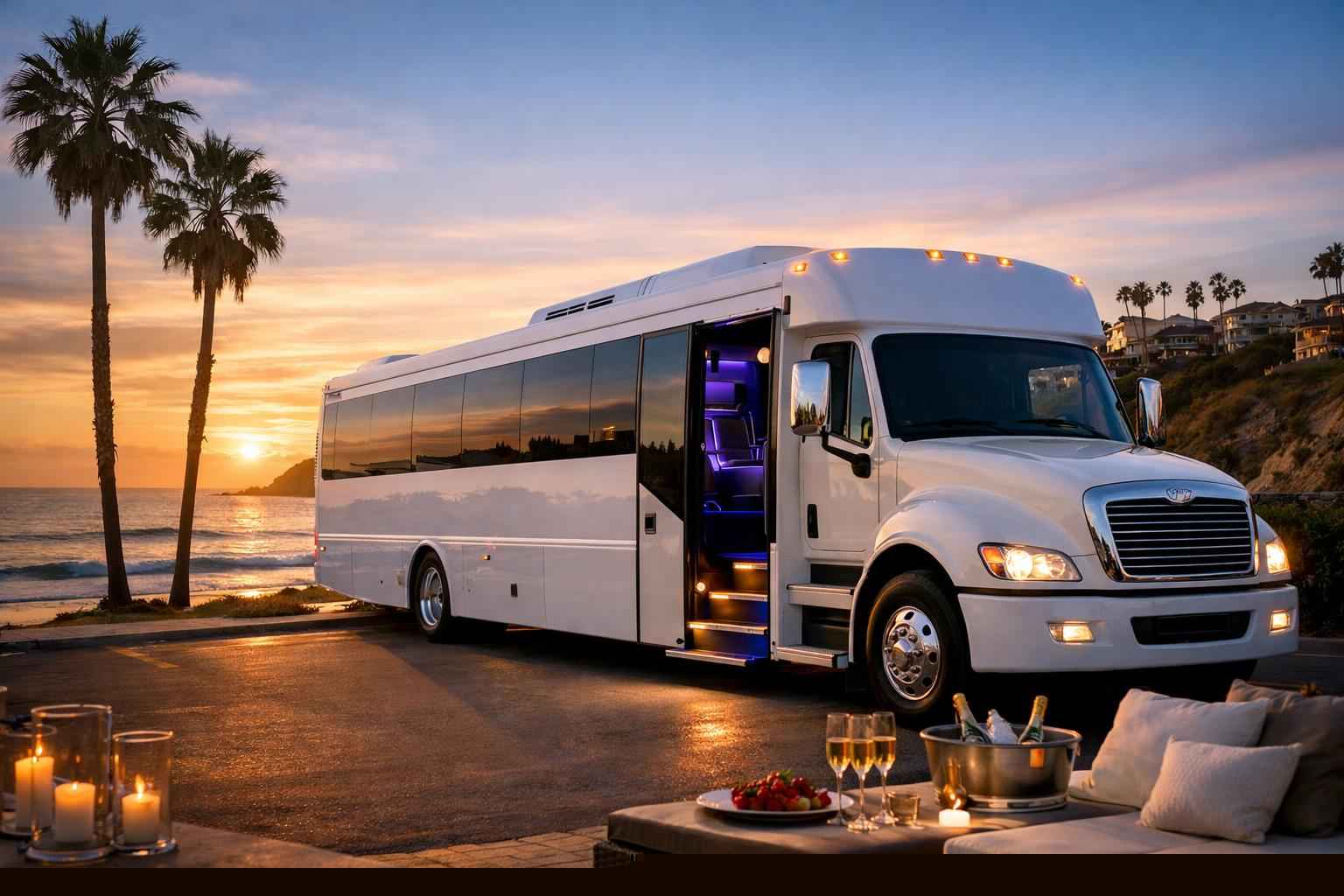White Party Bus Service Encinitas Ca