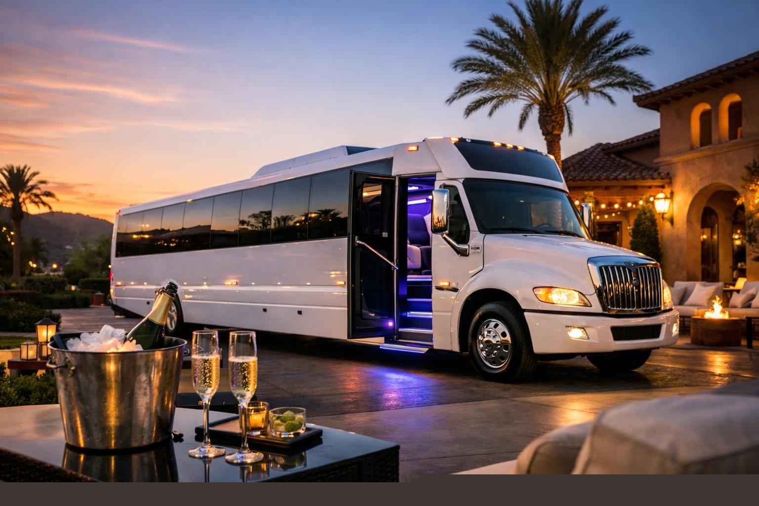 White Party Bus Service Escondido Ca