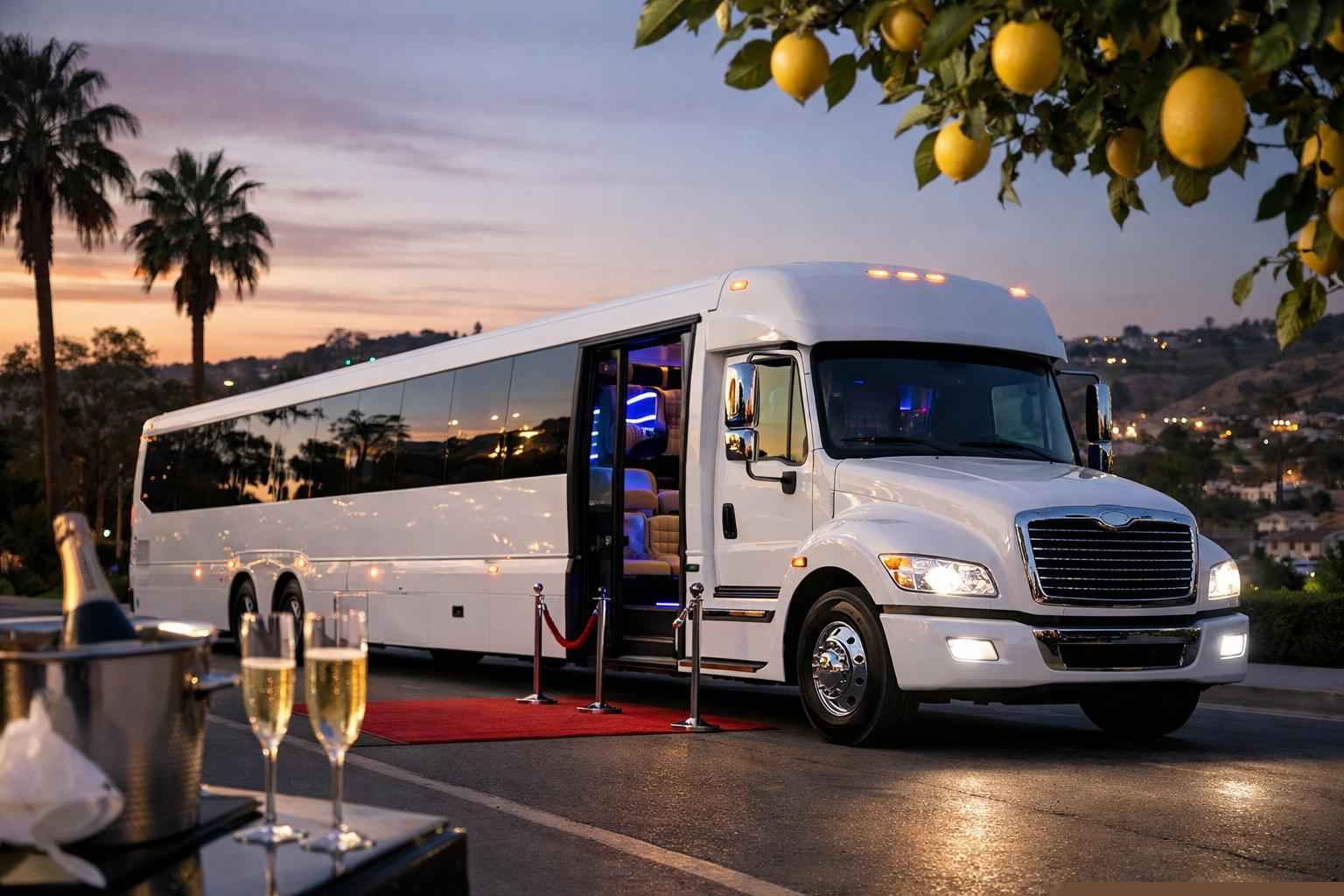 White Party Bus Service Lemon Grove Ca