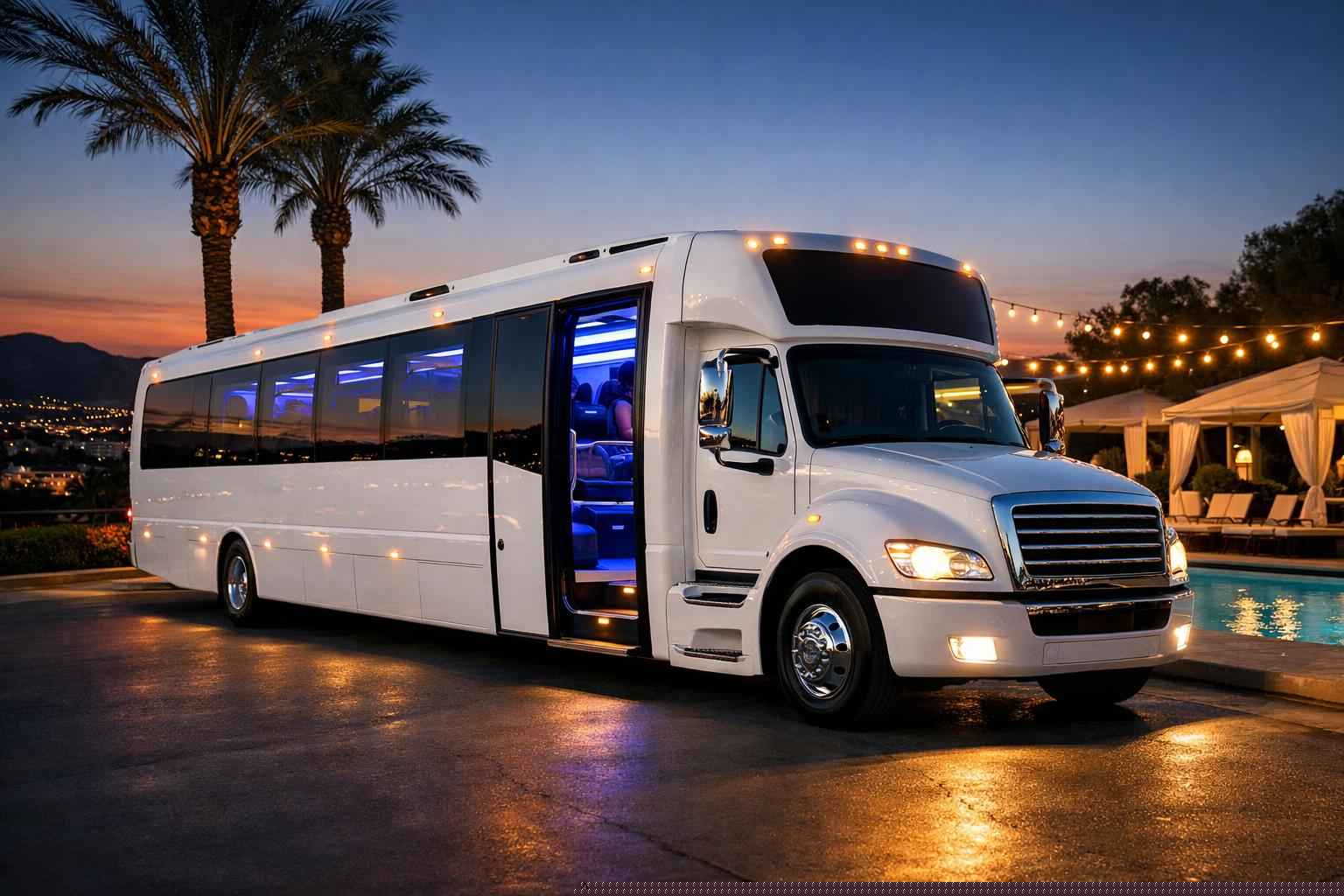 White Party Bus Service Santee Ca