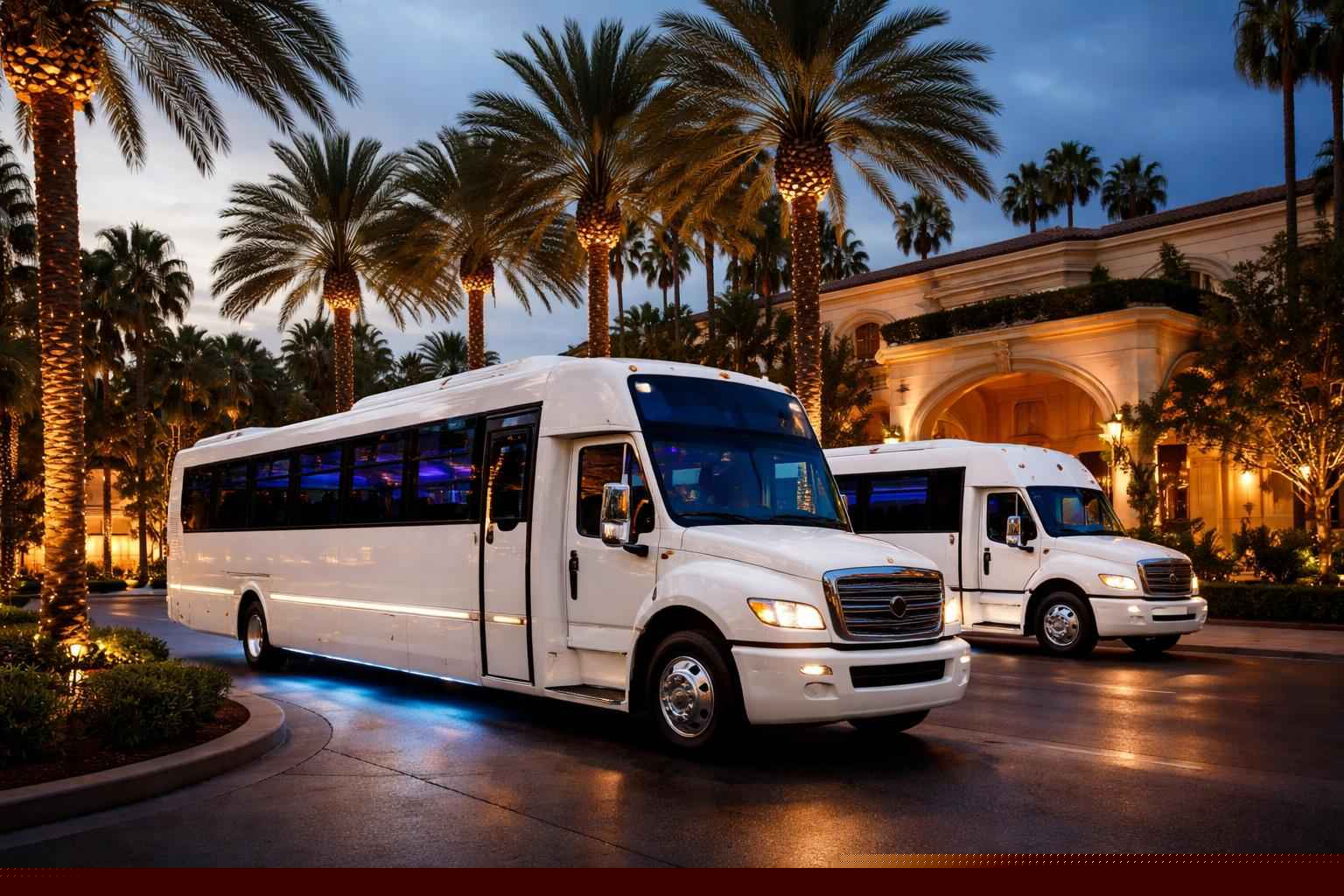 White Party Buses In Bostonia California