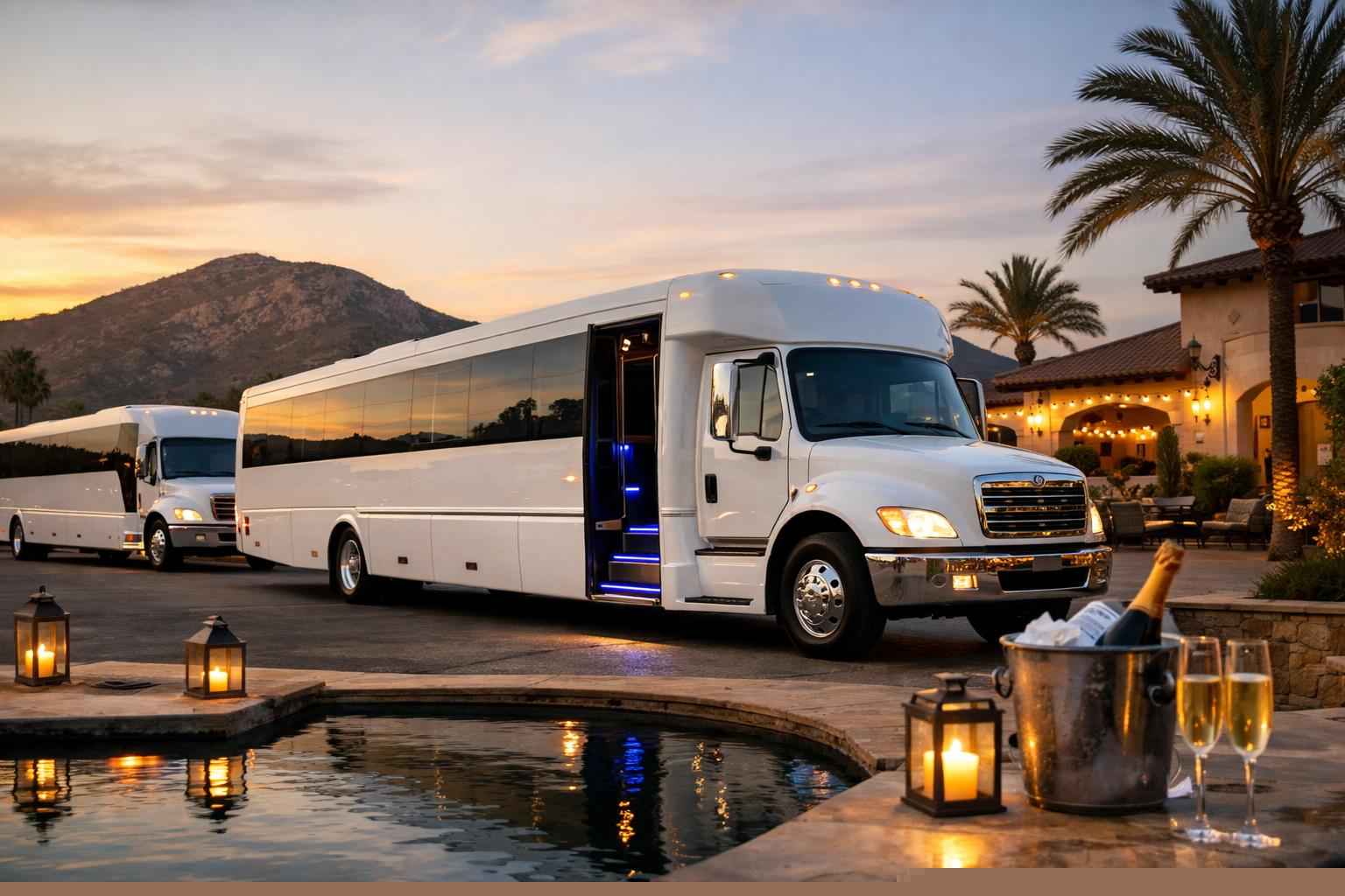White Party Buses In El Cajon California