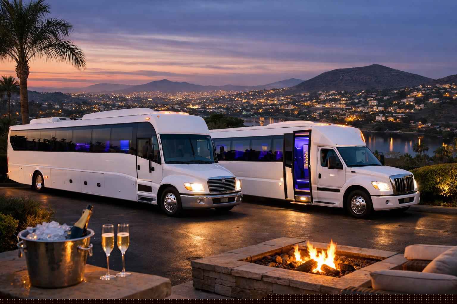 White Party Buses In La Mesa California