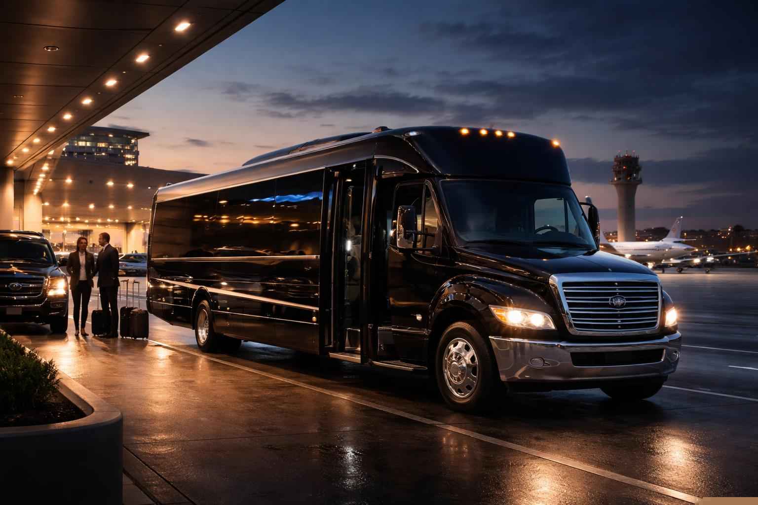 Airport Limo Bus Transportation Harbison Canyon CA
