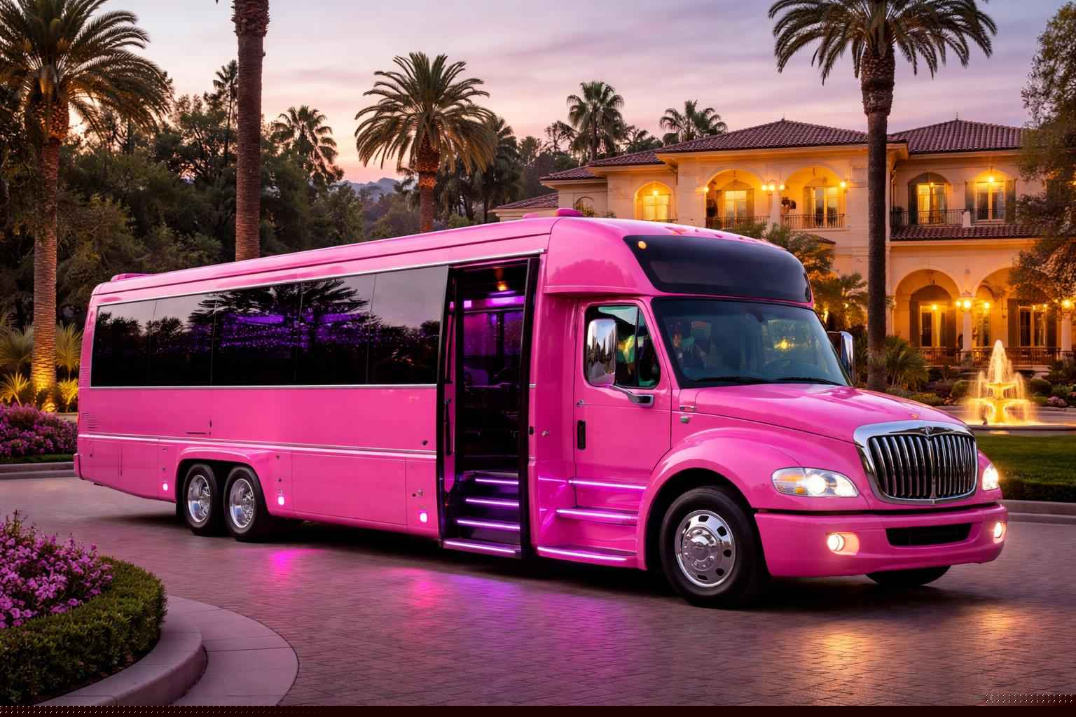 Best Fairbanks Ranch Ca Pink Party Bus Company