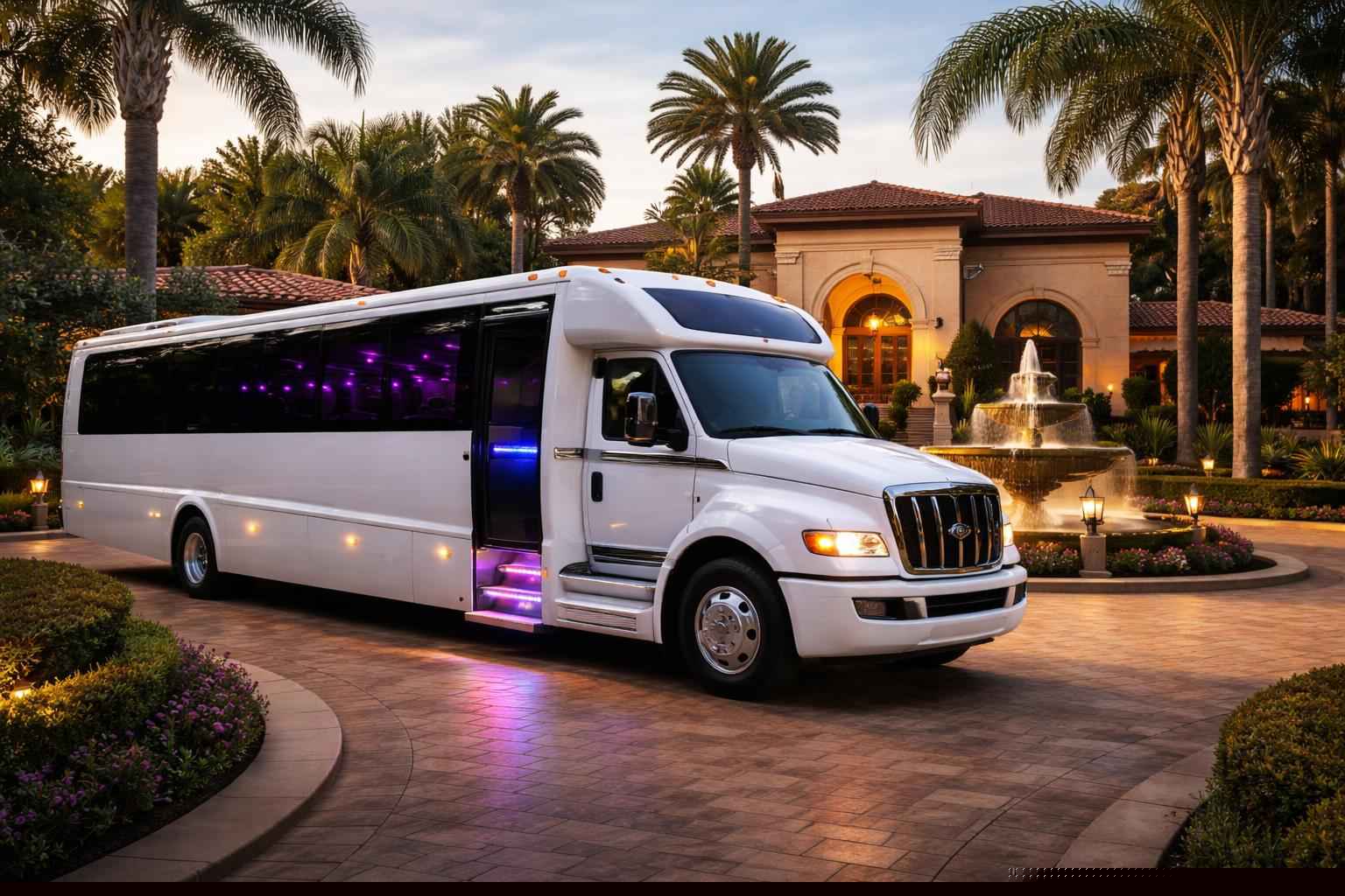 Best Fairbanks Ranch Ca White Party Bus Company