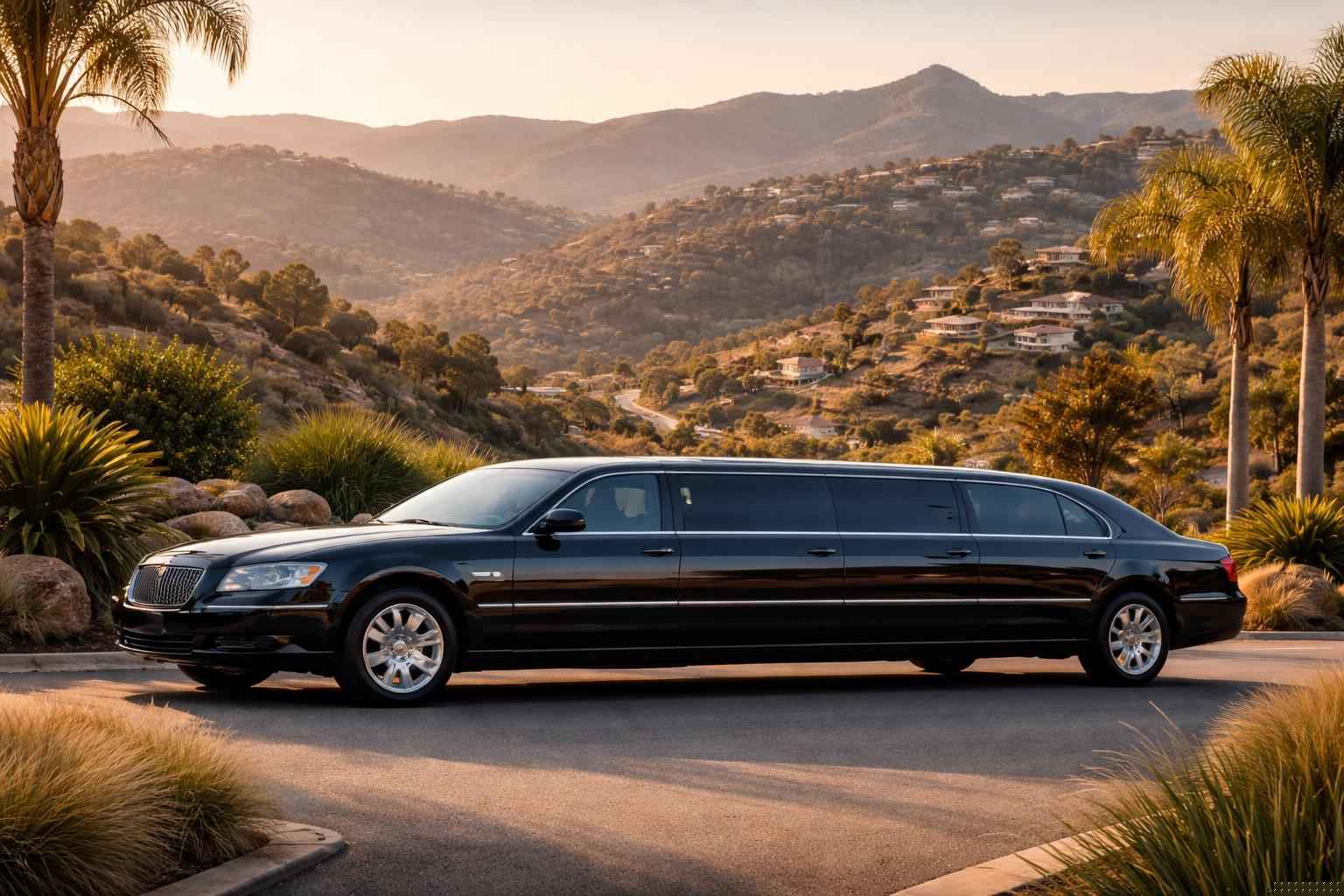 Black Limousine Service In Eucalyptus Hills CA
