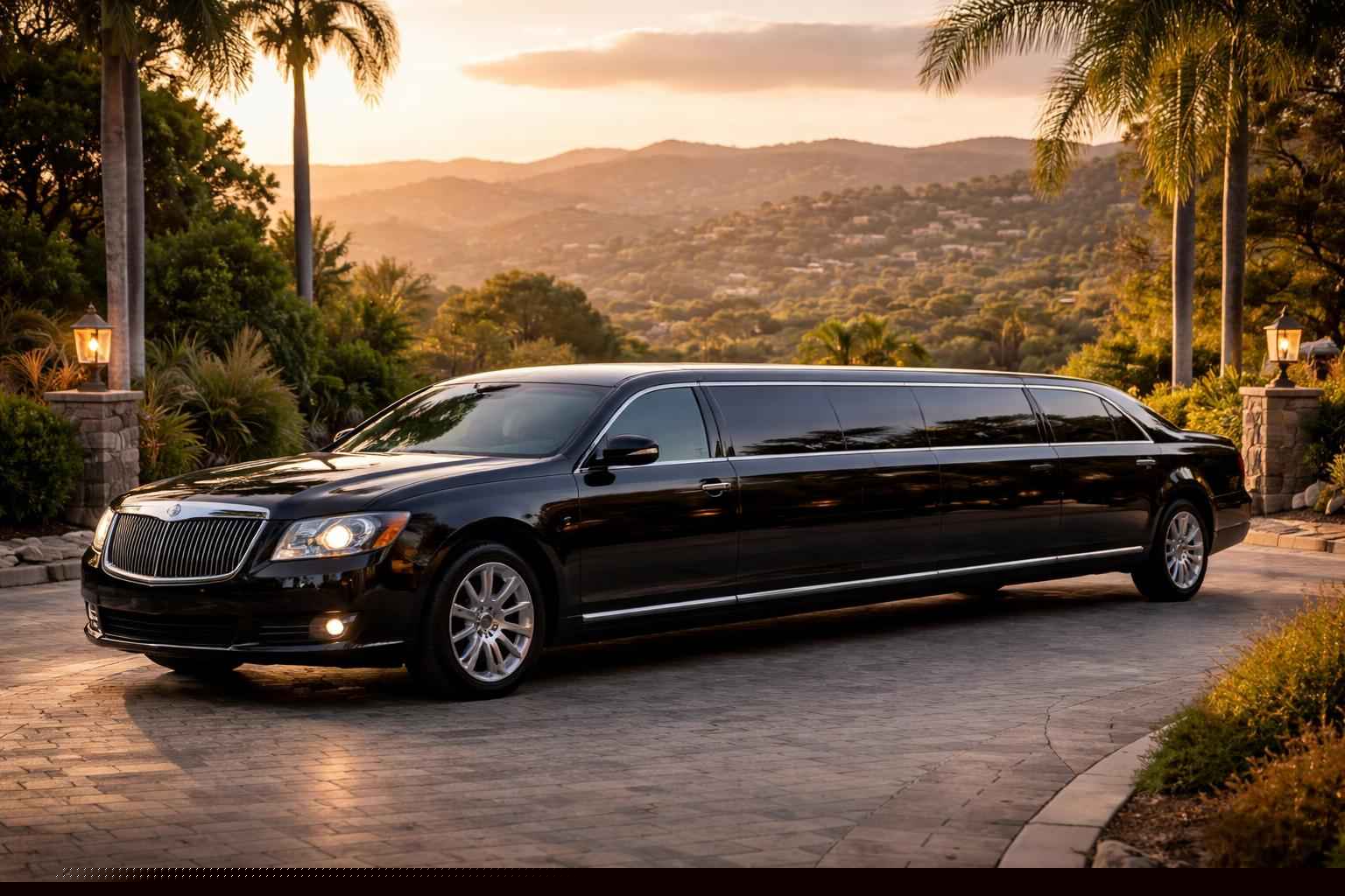 Black Stretch Limo Rental In Eucalyptus Hills CA
