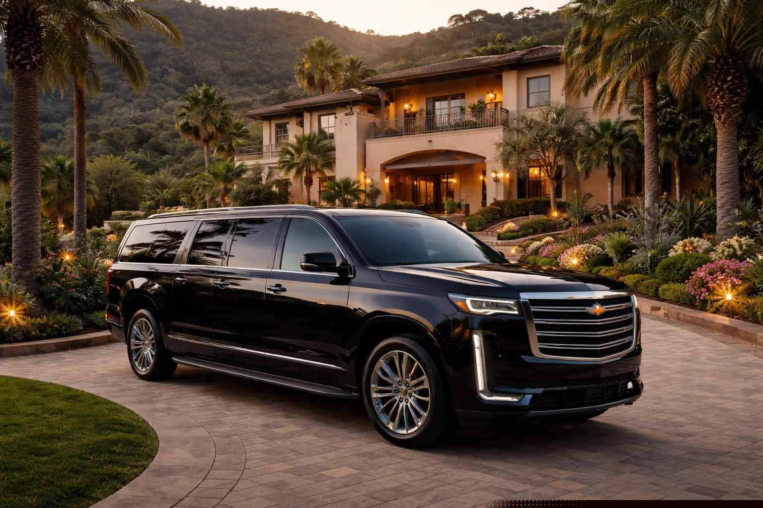 Black SUV Limo Rental In Eucalyptus Hills CA
