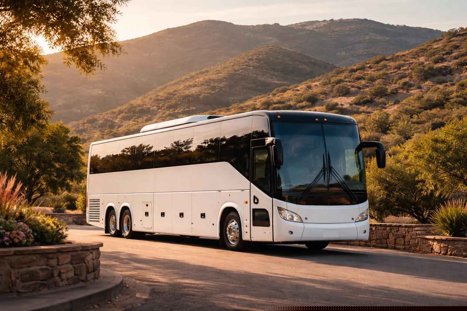 Charter Bus Rental In Harbison Canyon CA