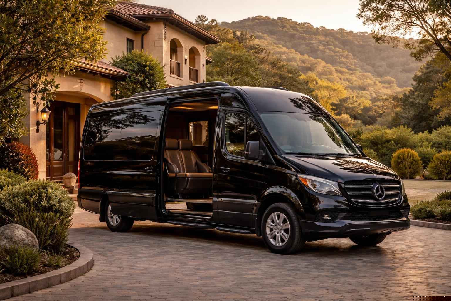 Chauffeured Sprinter Van Service In Harbison Canyon