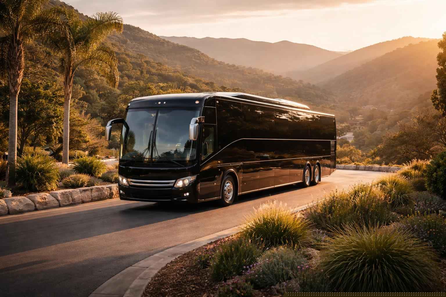 Coach Bus Rental Services In Harbison Canyon CA