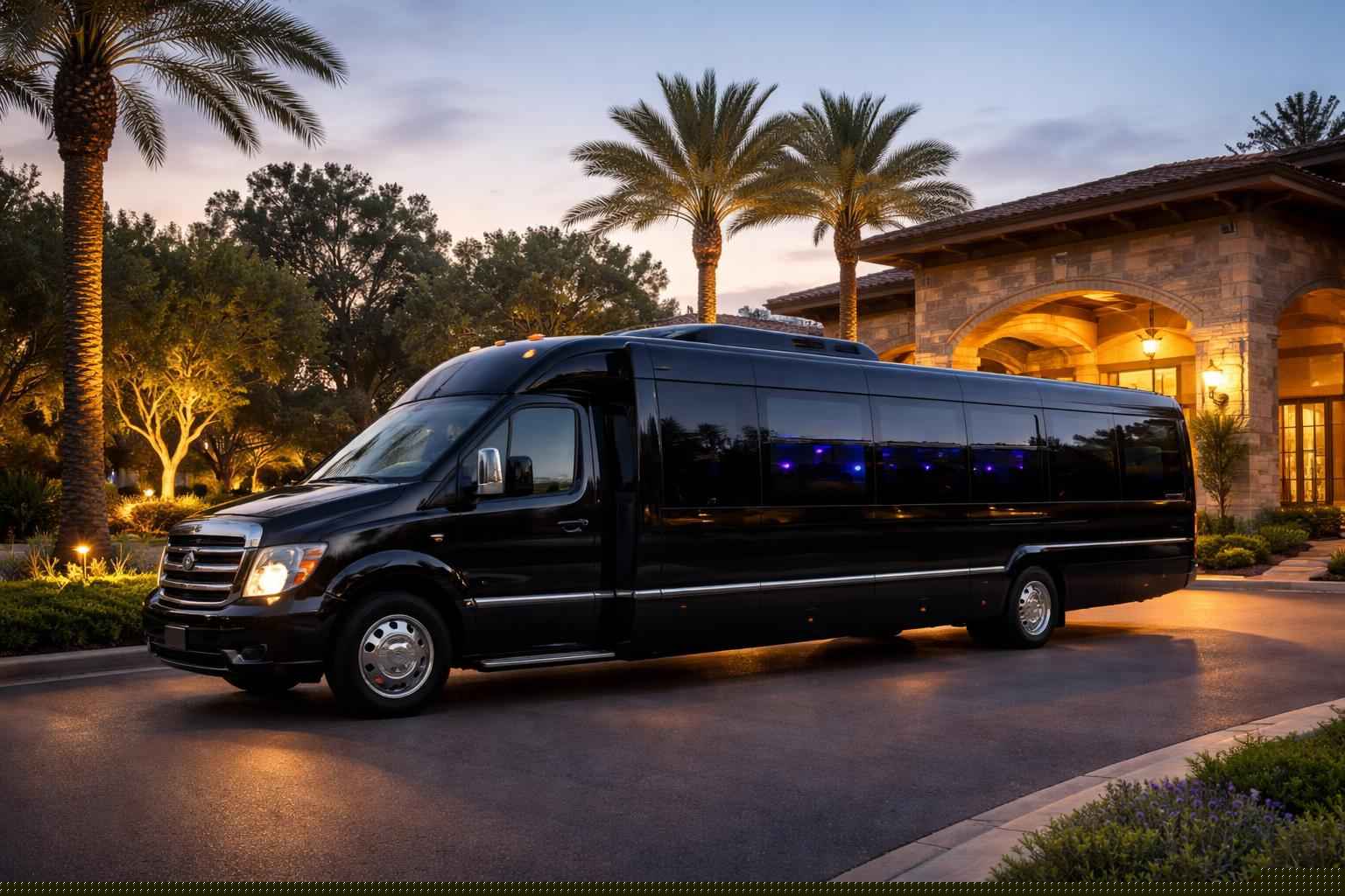Corporate Limo Bus Service Harbison Canyon CA