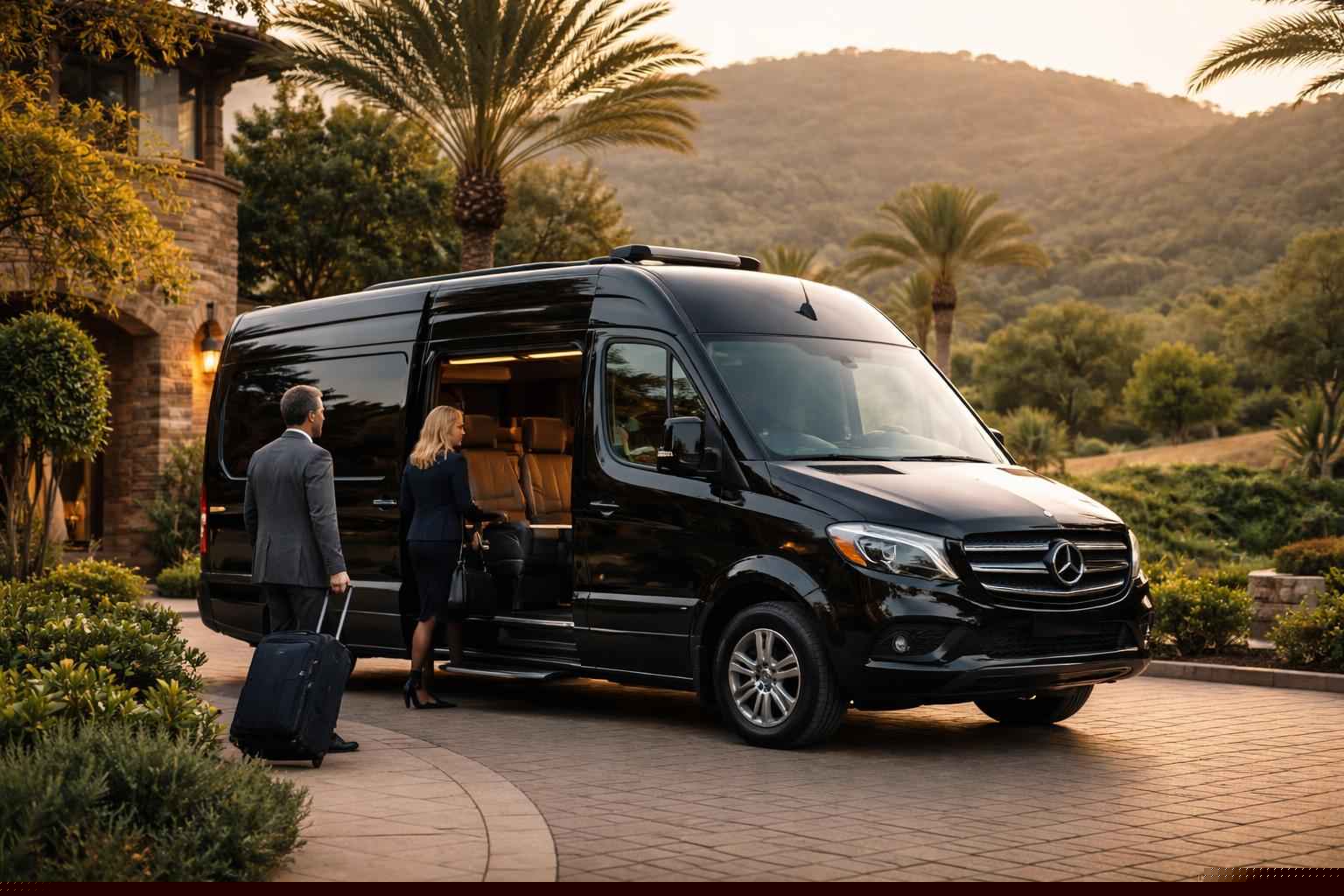 Corporate Passenger Van Service Eucalyptus Hills