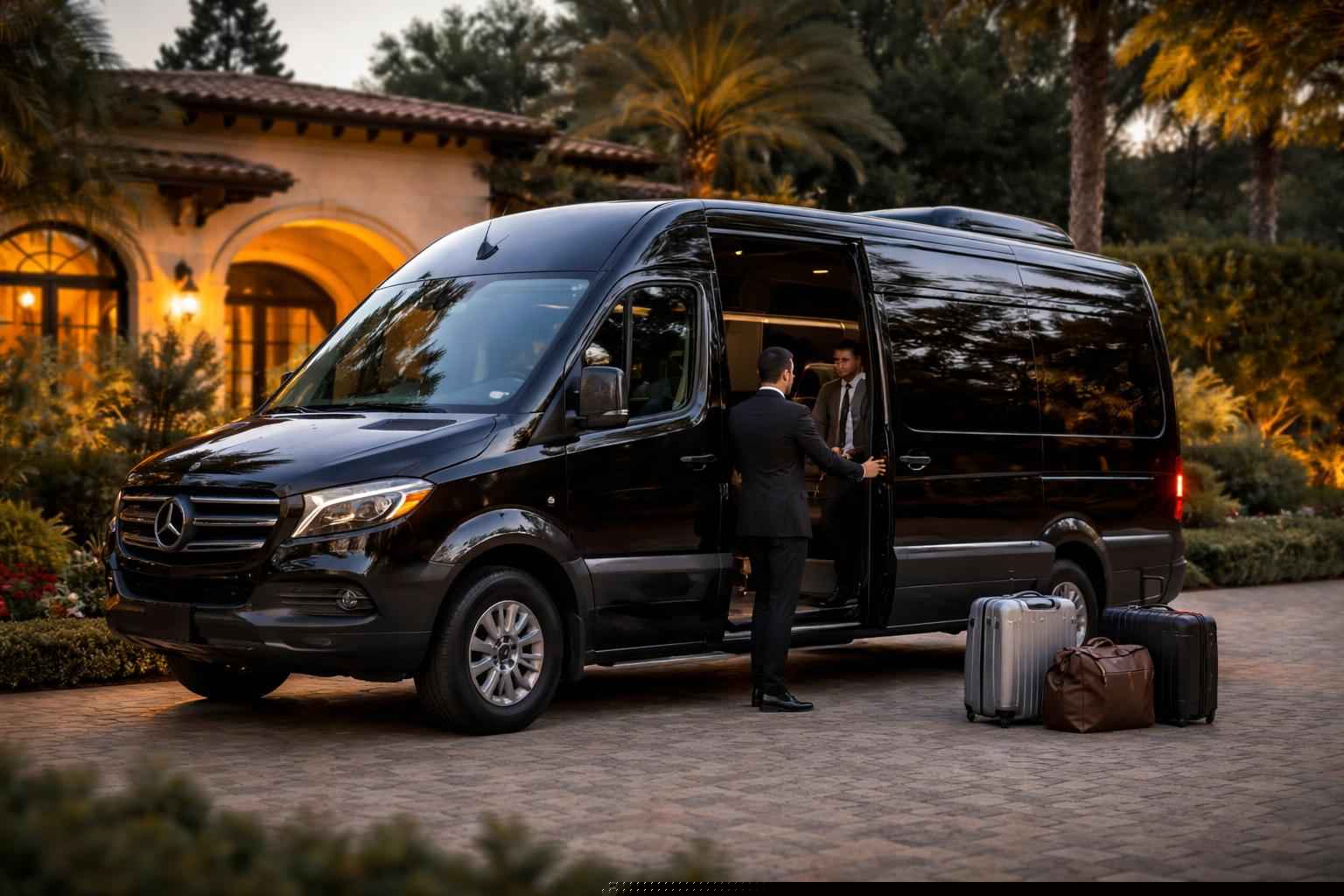 How Much Does Passenger Van With Driver Cost In Fairbanks Ranch Ca?