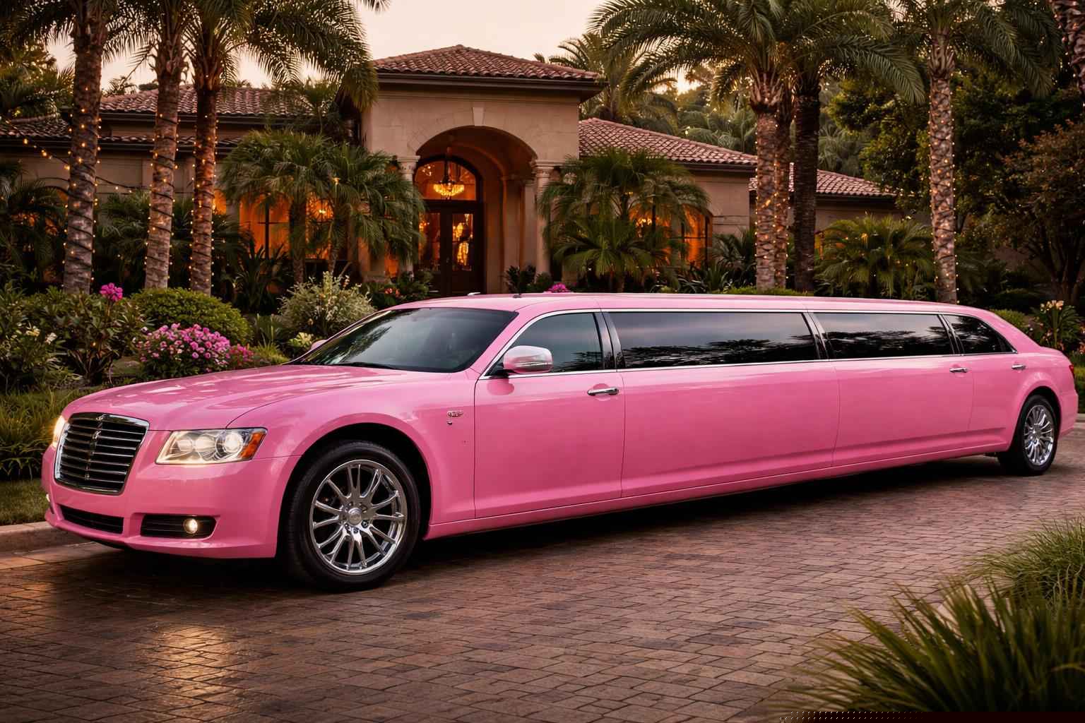 How Much Is A Pink Limo In Eucalyptus Hills CA?