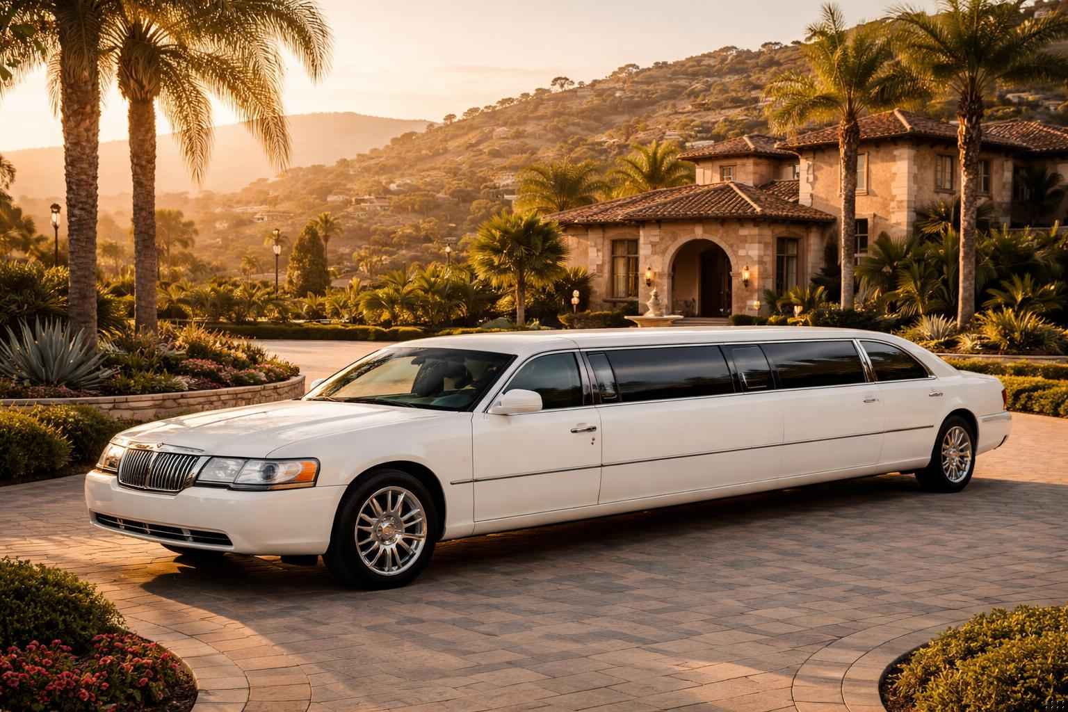 How Much Is A White Limo Rental In Eucalyptus Hills?