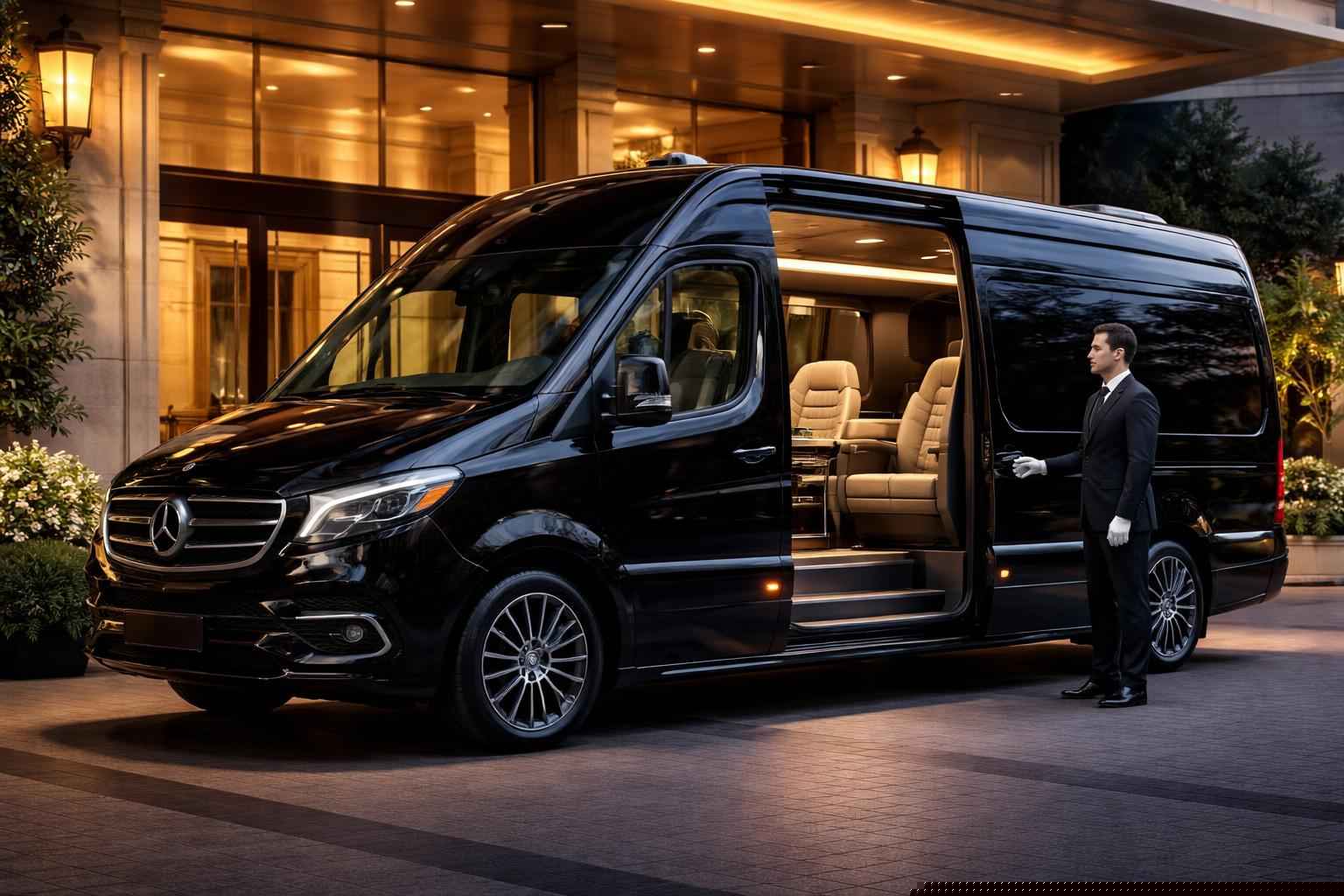 Sprinter Van Rental With Driver In Eucalyptus Hills California Luxury Passenger Van Rental With Chauffeur