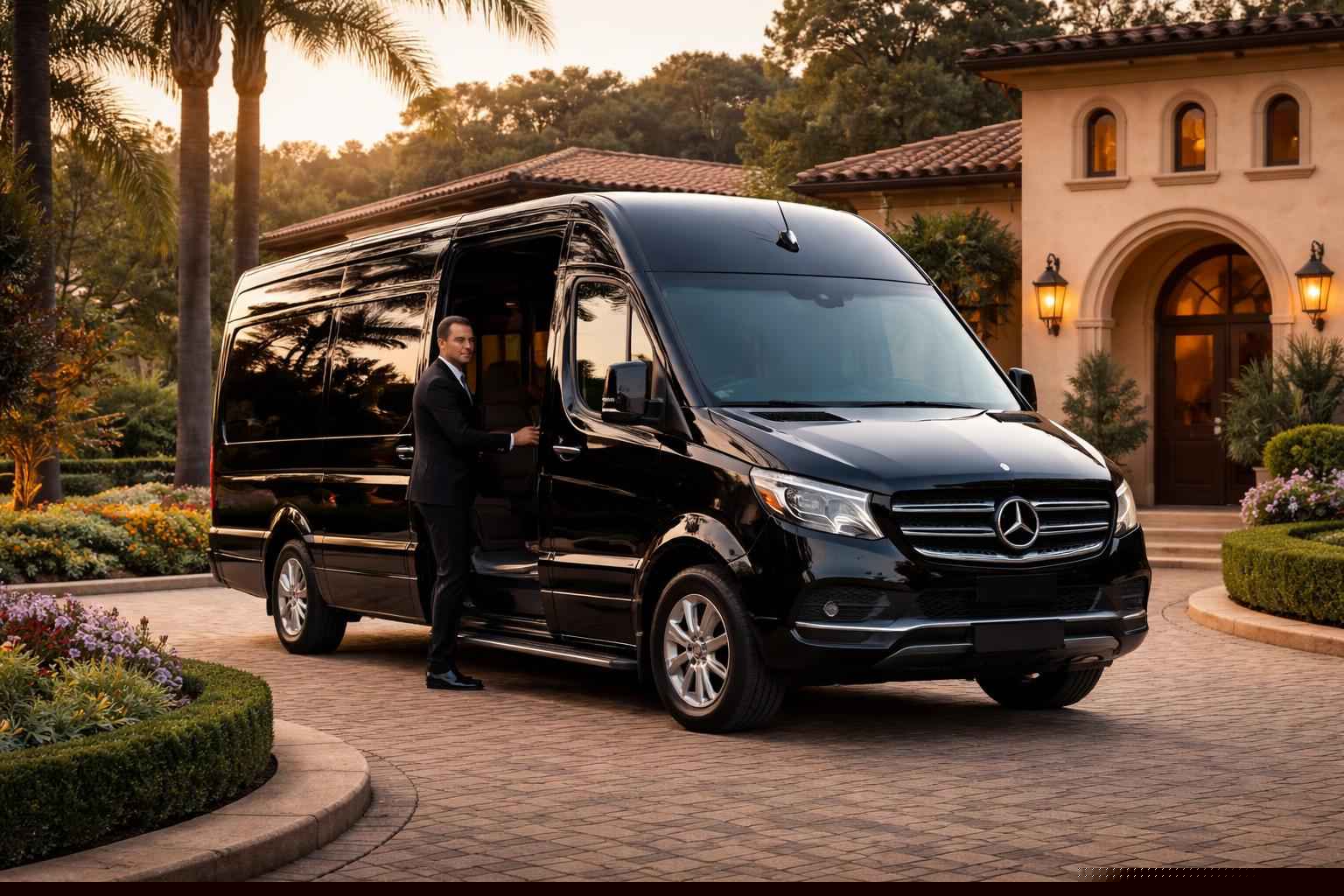 Luxury Passenger Van With Driver In Fairbanks Ranch Ca