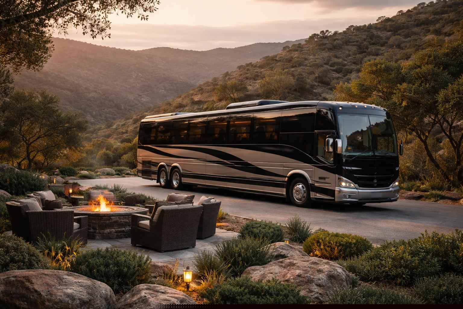 Motorcoach Rental In Harbison Canyon California