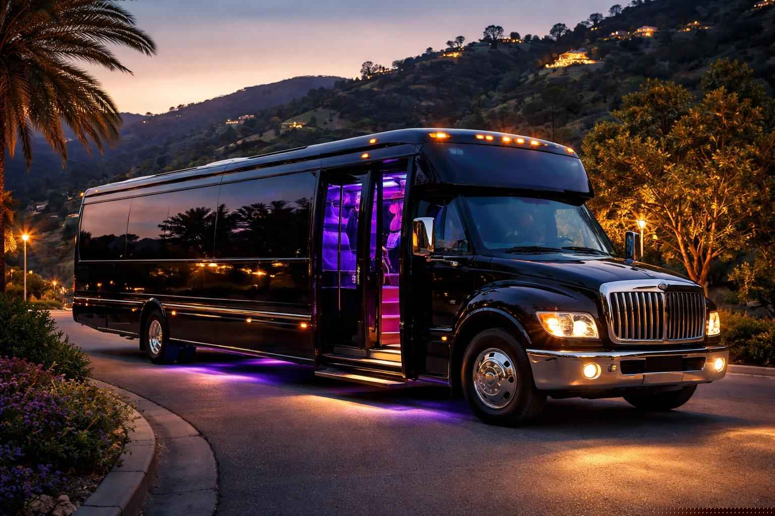 Party Bus Rental In Harbison Canyon California