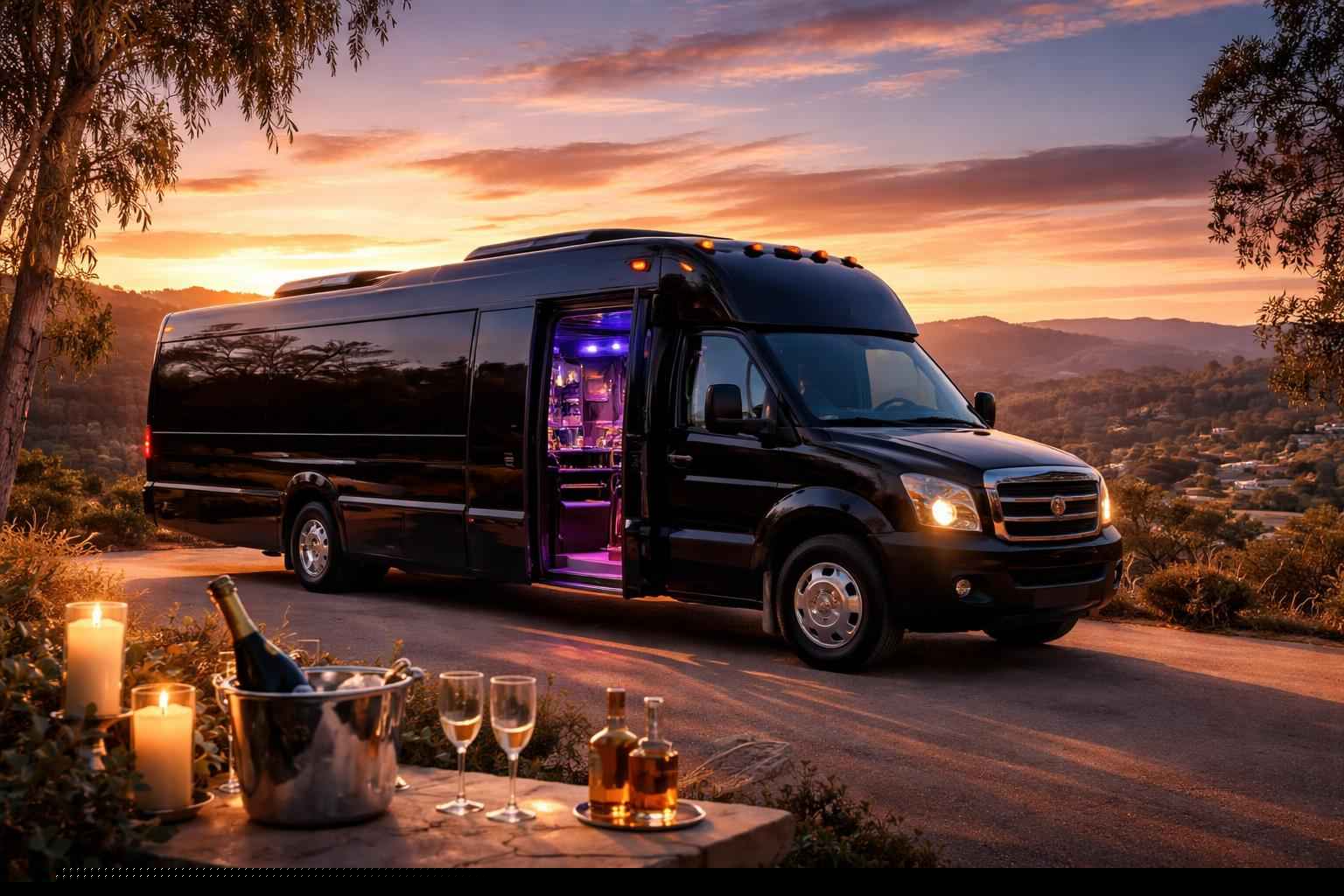 Party Bus Rental Services In Eucalyptus Hills California