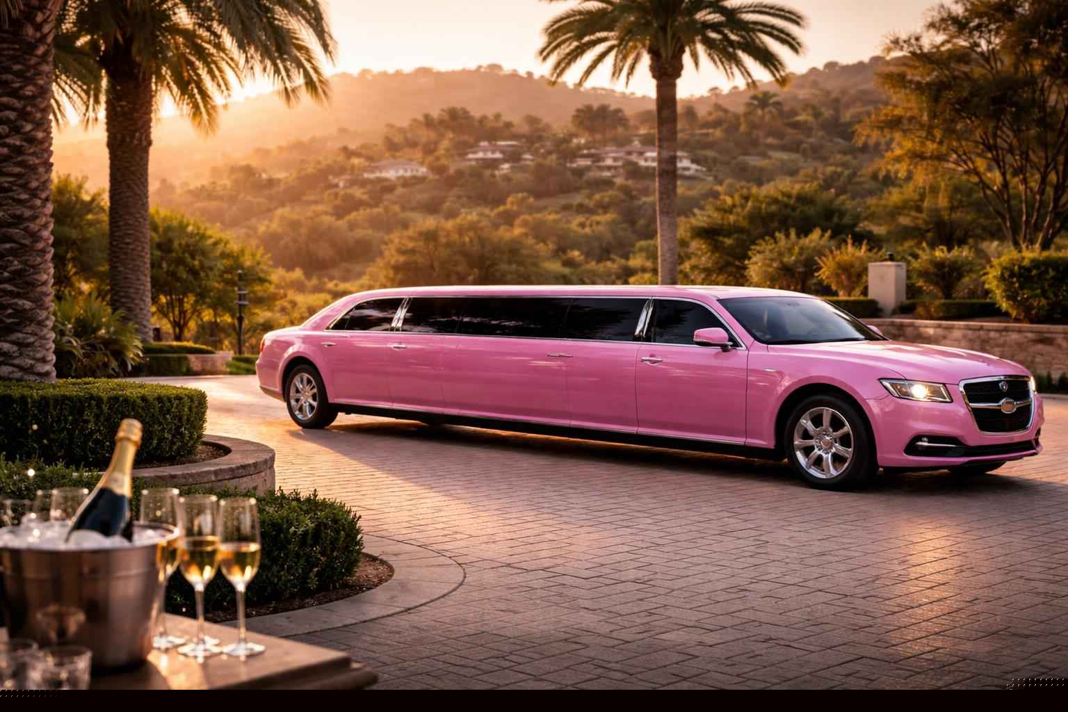 Pink Limousine Rates Eucalyptus Hills CA
